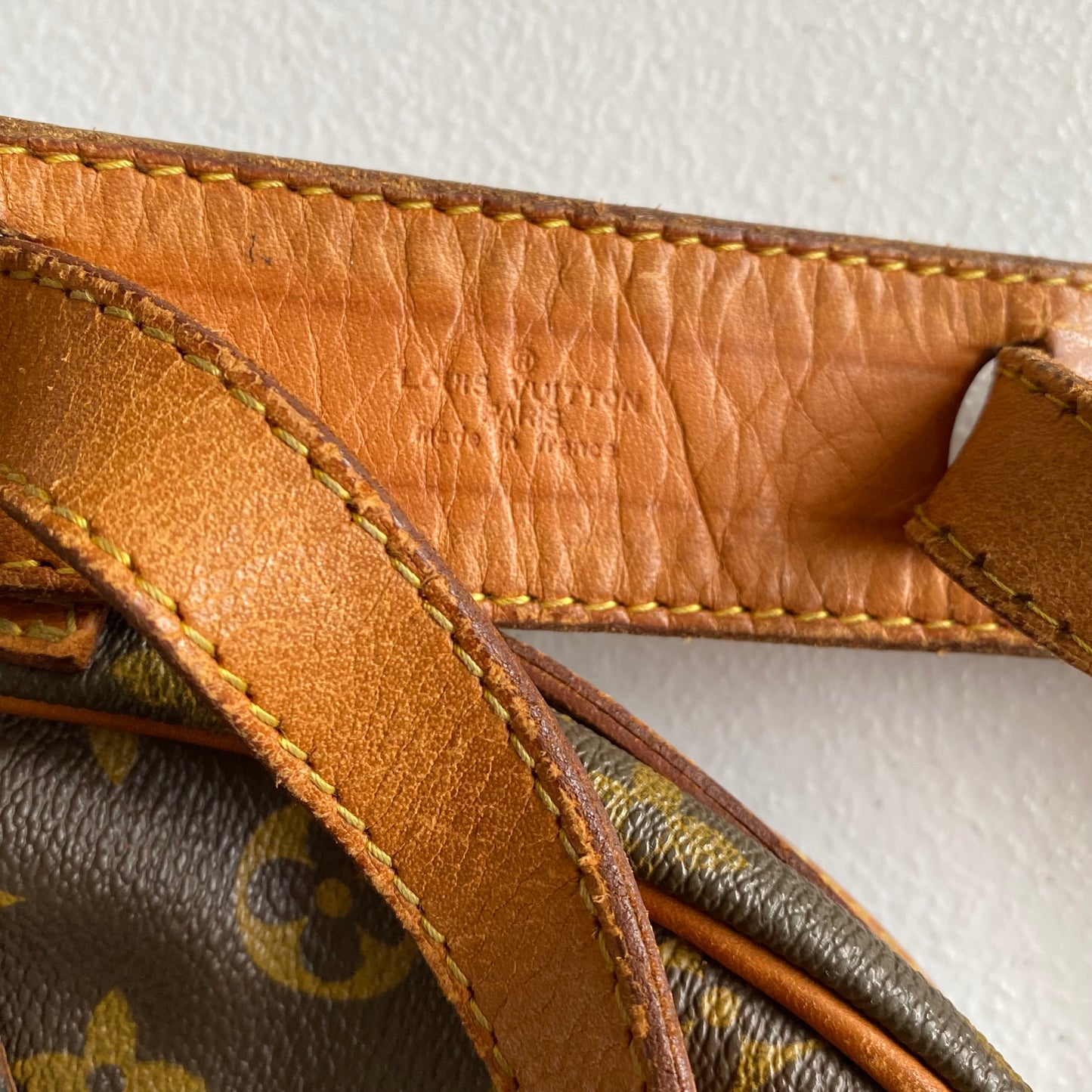 Louis Vuitton vintage monogram crossbody bag France Authentic with COA 11.5x8.5x2