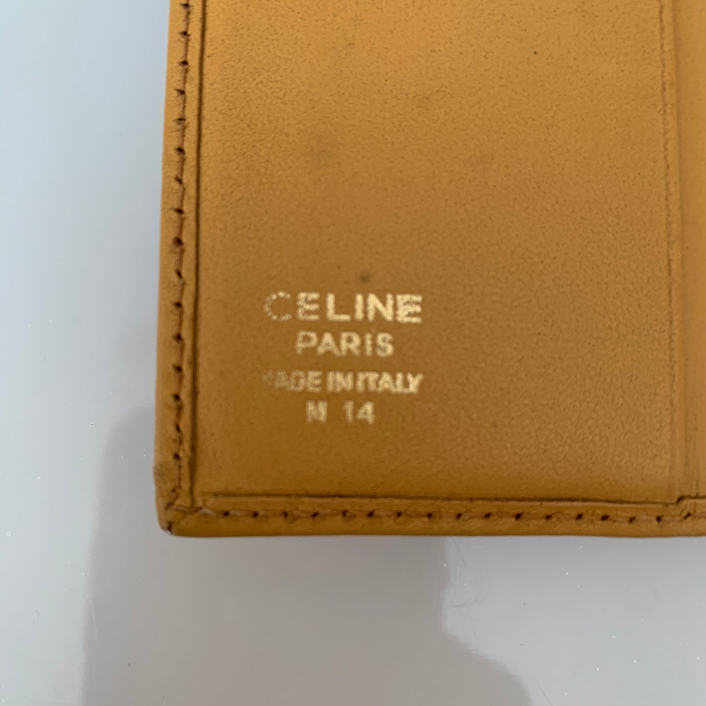 Celine macadam long leather wallet authentic with COA