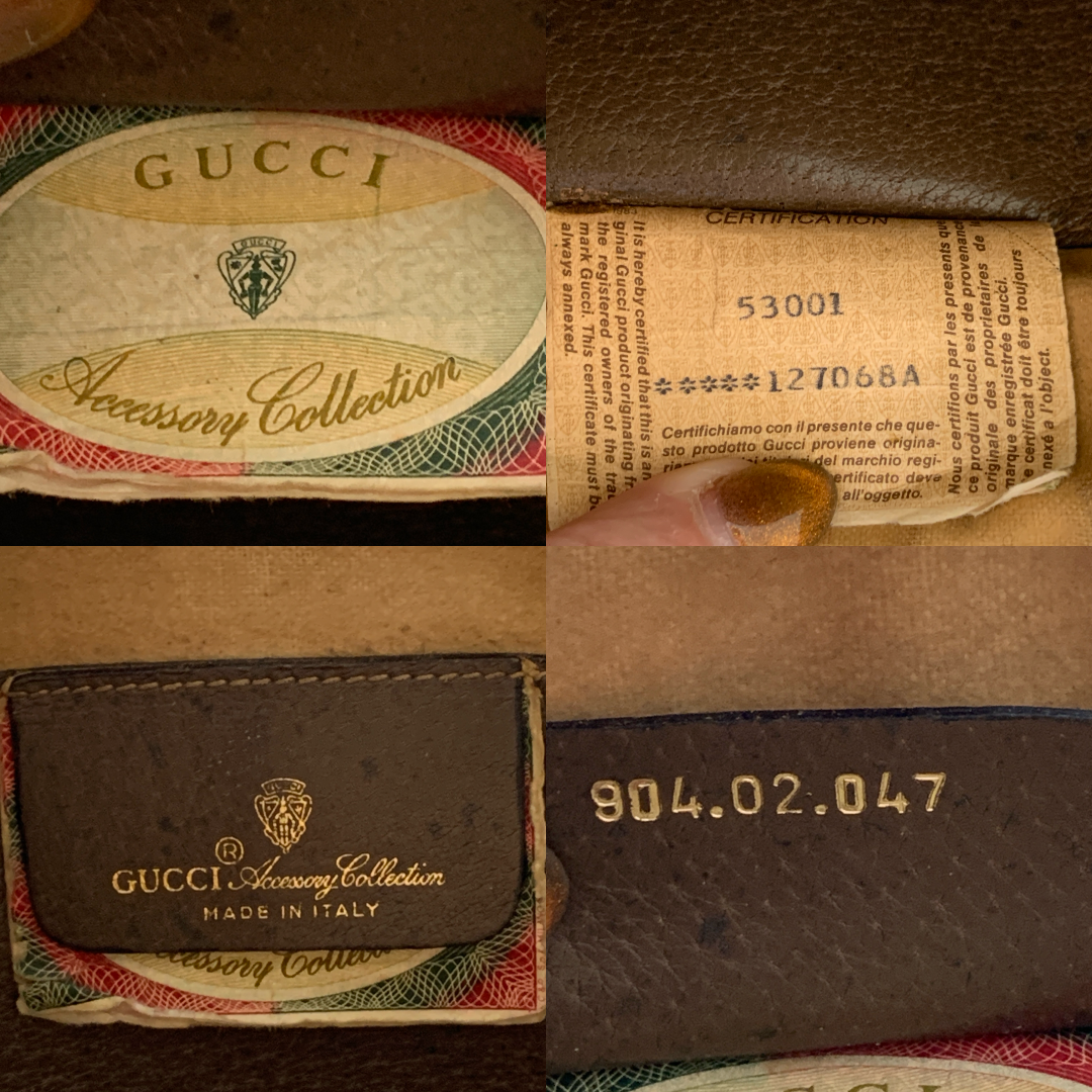 Gucci vintage GG supreme sherry line Crossbody bag authentic with COA