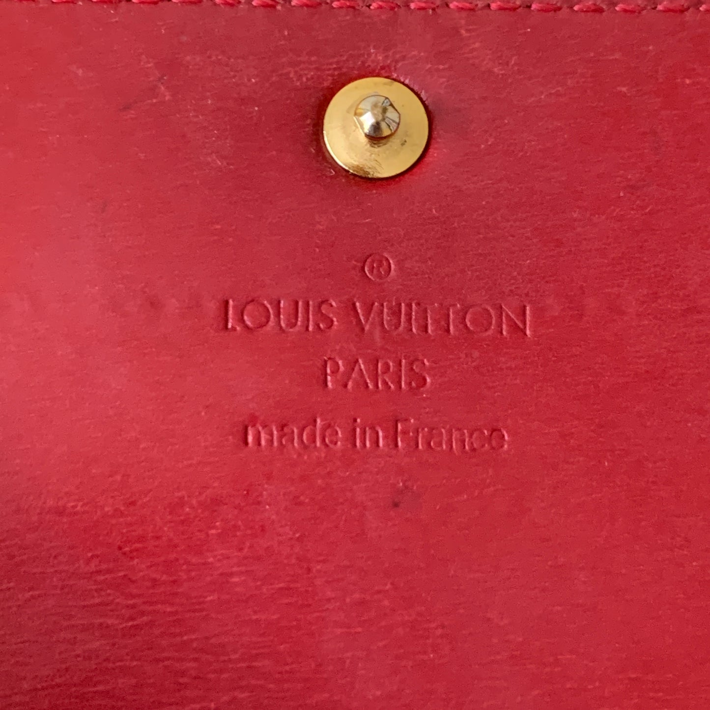 Louis Vuitton vernis monogram long Wallet TS1151 authentic with COA dusty box