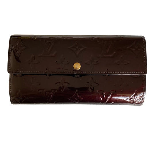 Louis Vuitton vernis long wallet tn3160 authentic with coa