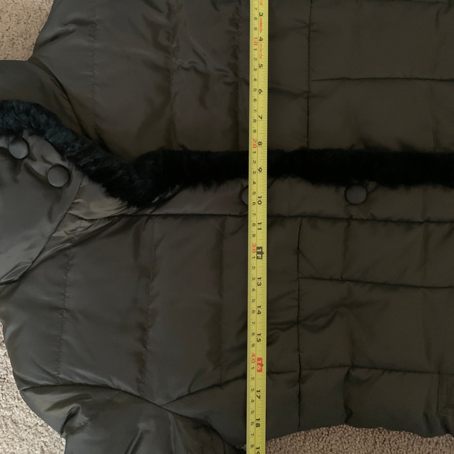 Authentic Max Mara weekend women’s down jacket with lapin fur trimmings