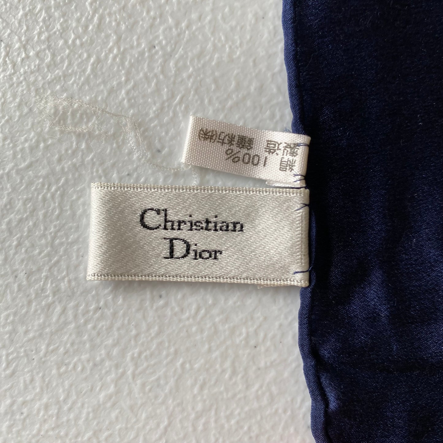 Dior large square silk Scarf Authentic with coa 33.5 inch