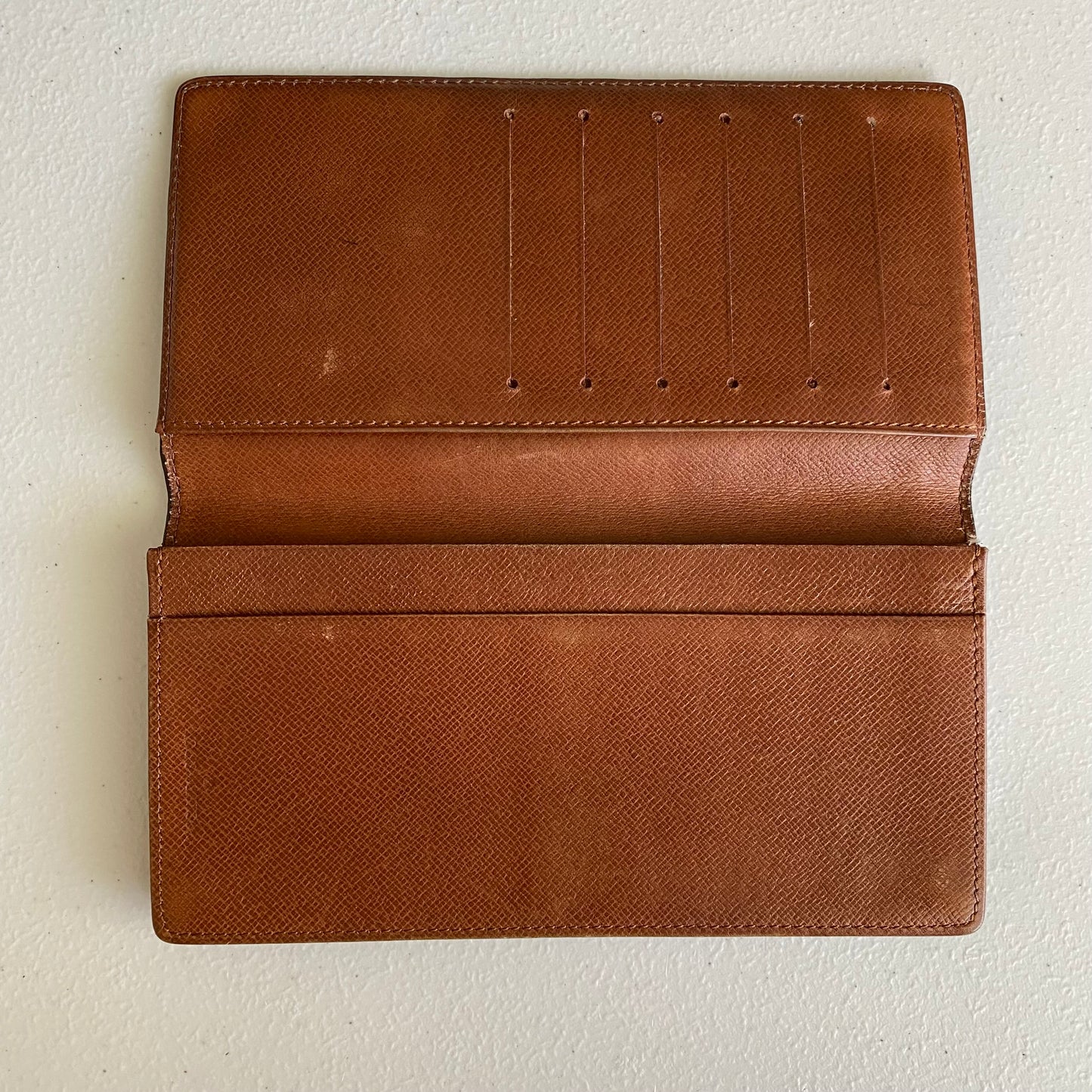 Louis Vuitton monogram long card holder wallet CT03xx authentic with coa