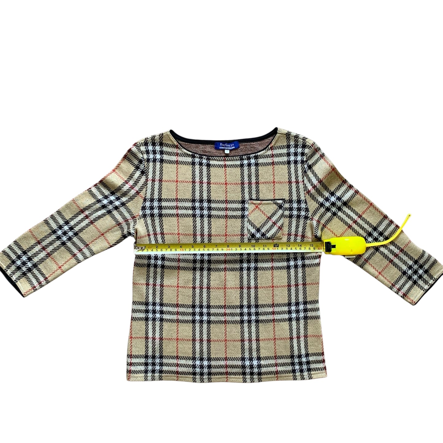 Burberry classic check wool blend sweater