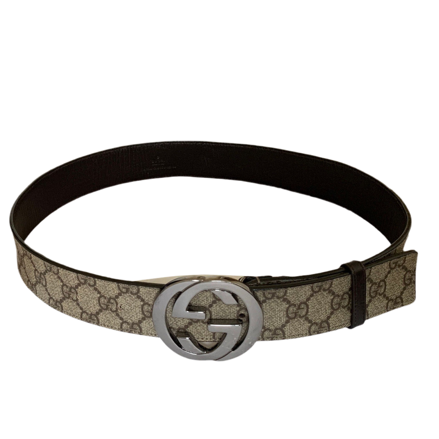 G1025 Gucci unisex monogram belt size 34