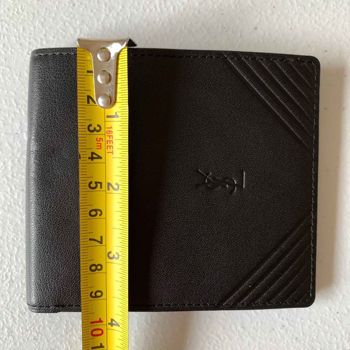 Yves Saint Laurent YSL men’s bifold leather wallet