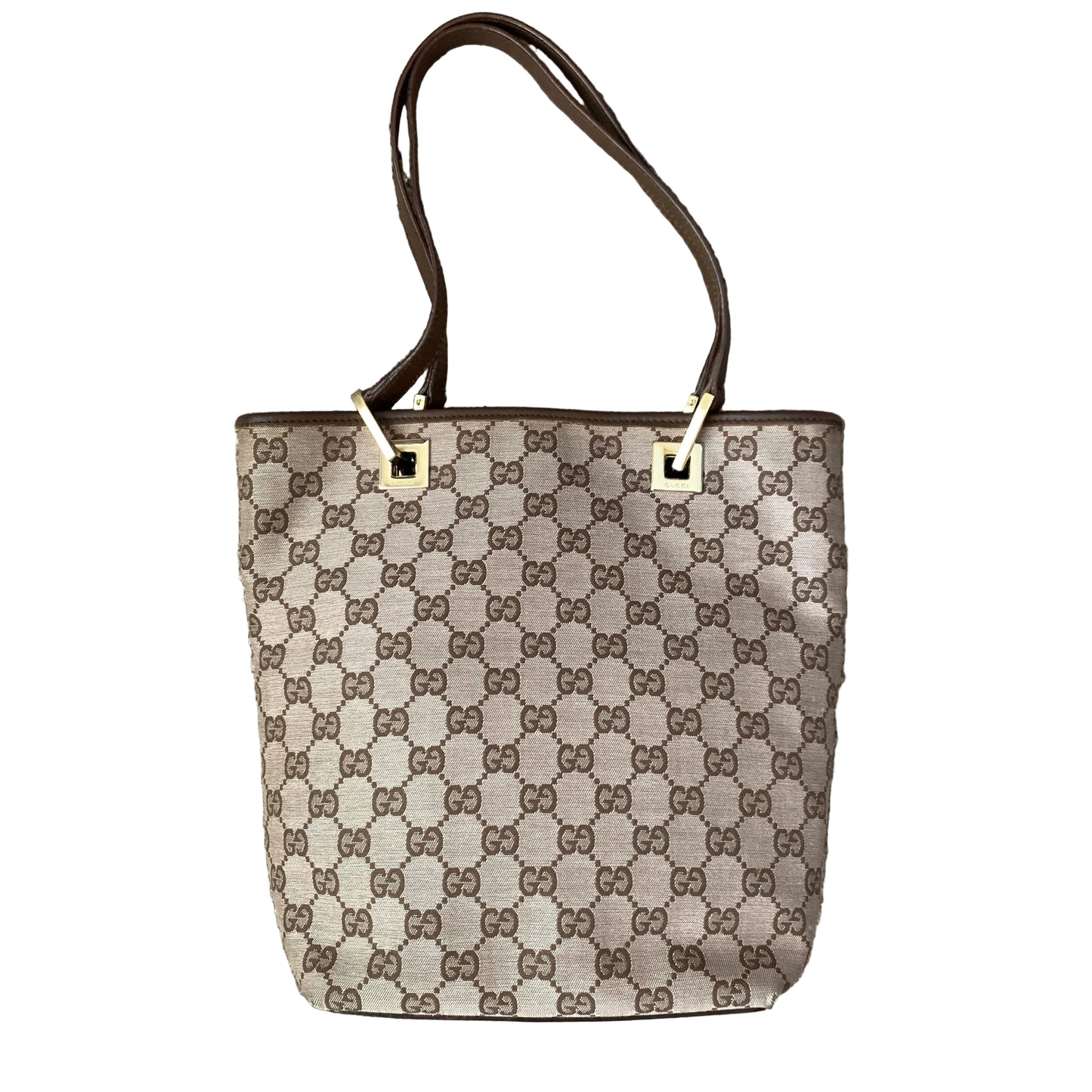 Gucci monogram tote shoulder bag Authentic with COA