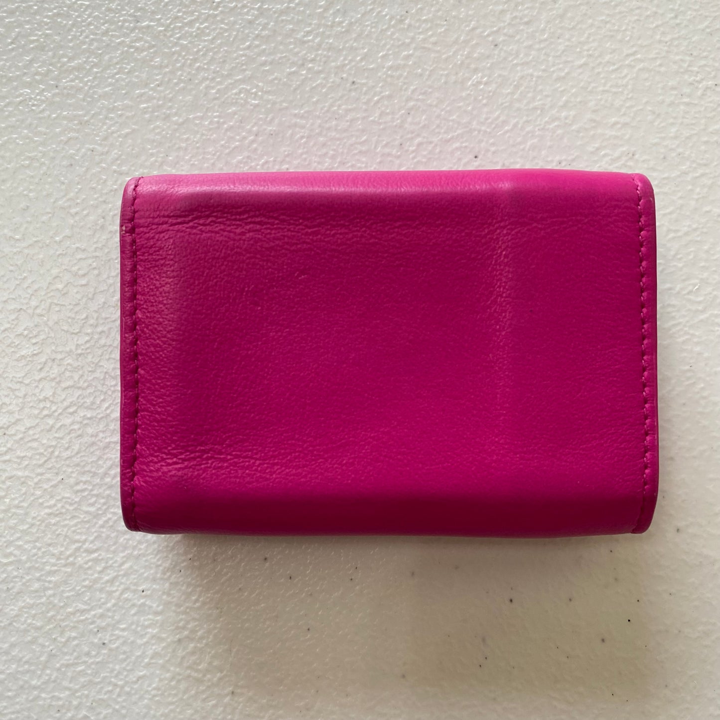 Balenciaga pink leather envelop wallet authentic with coa