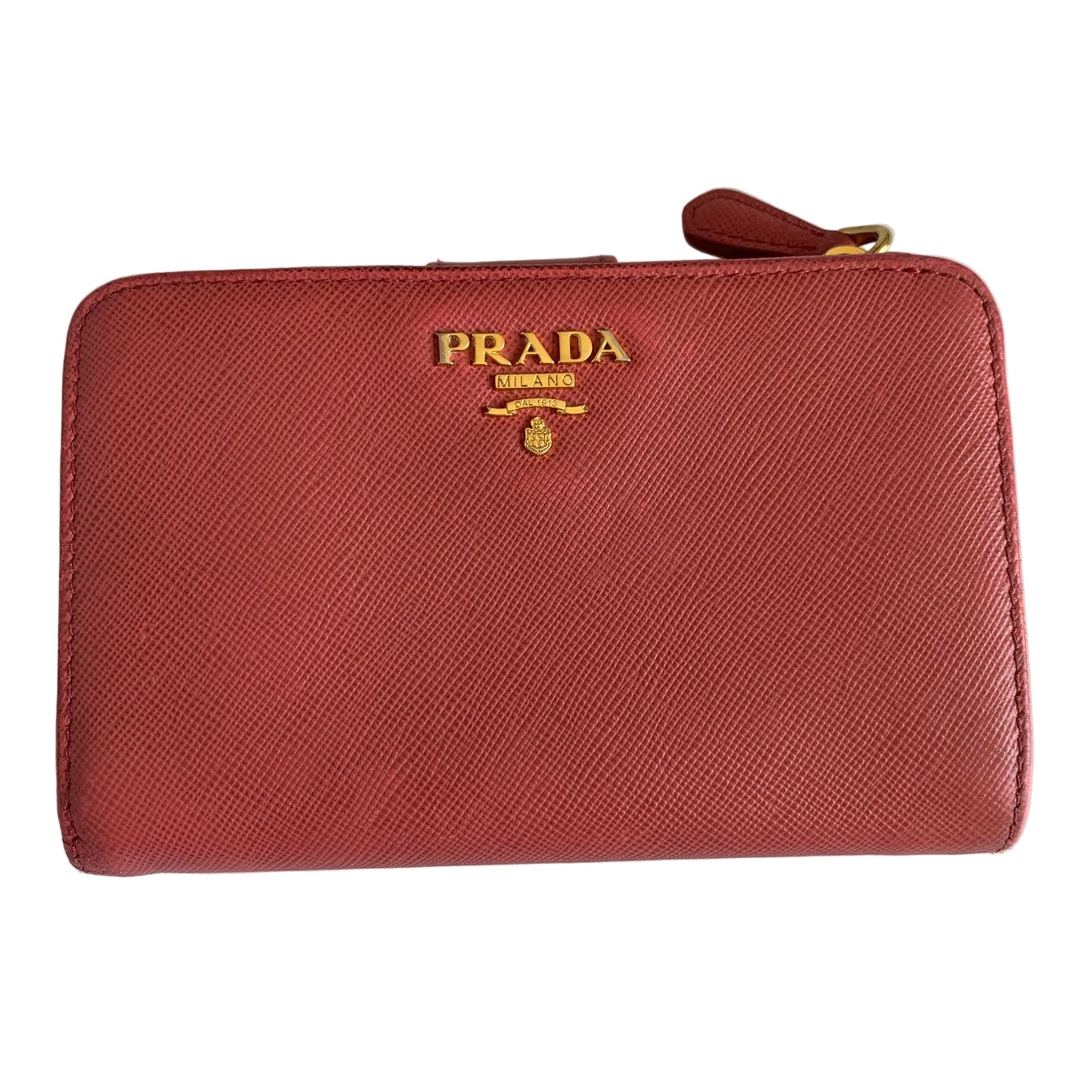 Prada leather wallet Authentic with COA