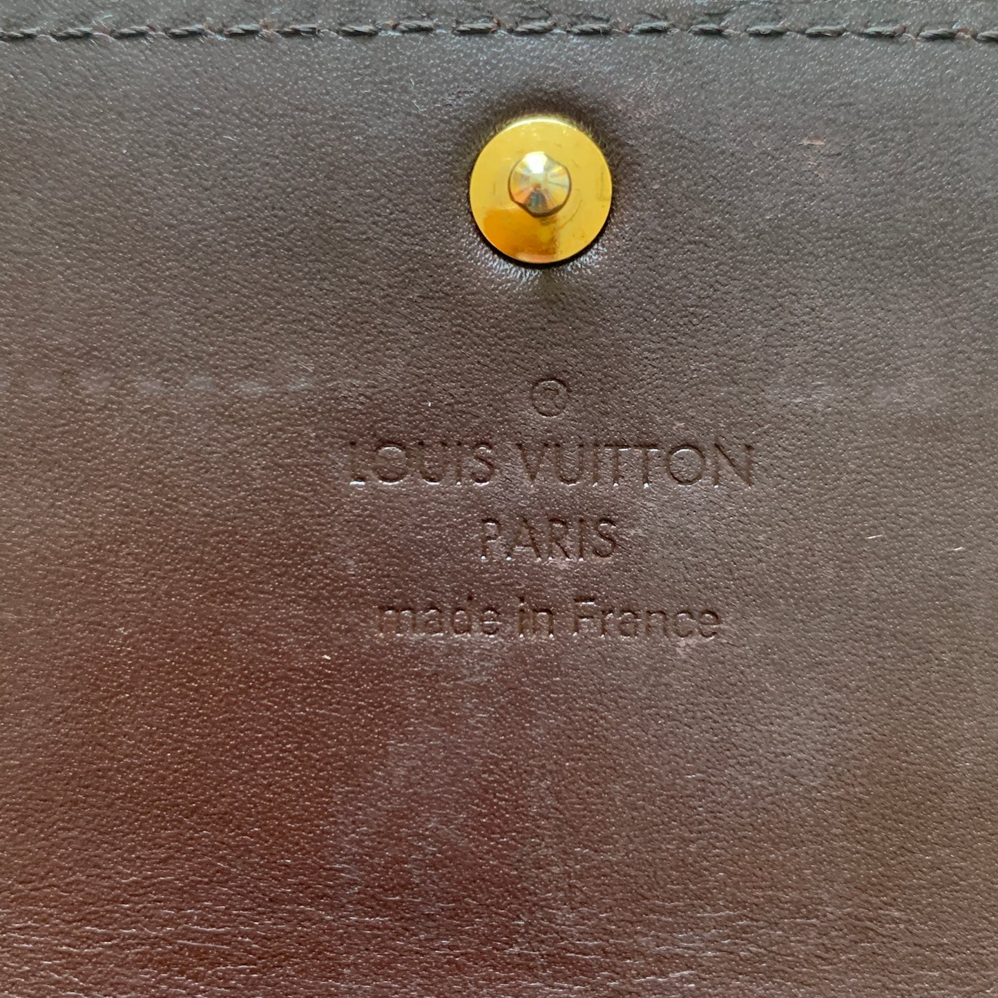 Louis Vuitton vernis long wallet TN1114 Authentic with COA