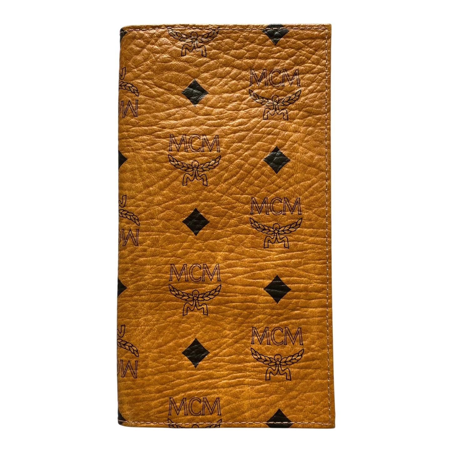 MCM cognac long wallet Authentic with COA