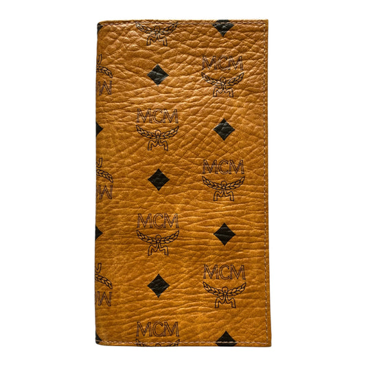 MCM cognac long wallet Authentic with COA