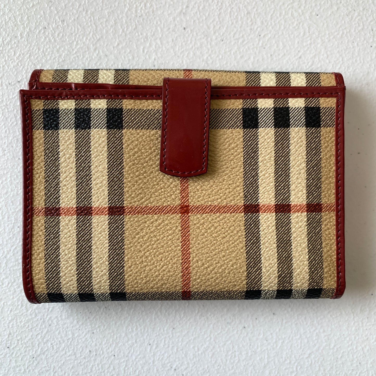 Burberry classic check compact wallet Authentic with COA