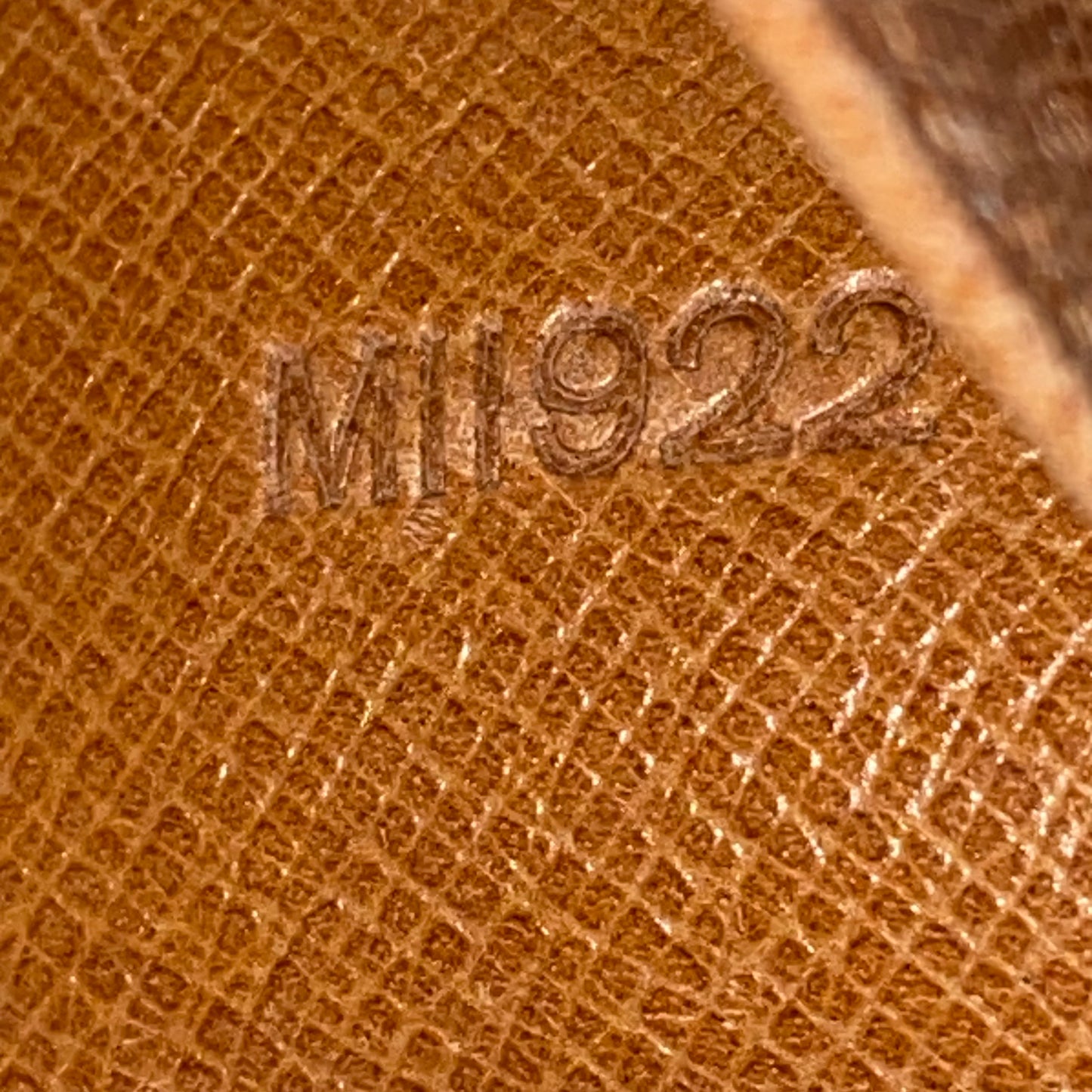 Louis Vuitton monogram long wallet MI1922 authentic with coa