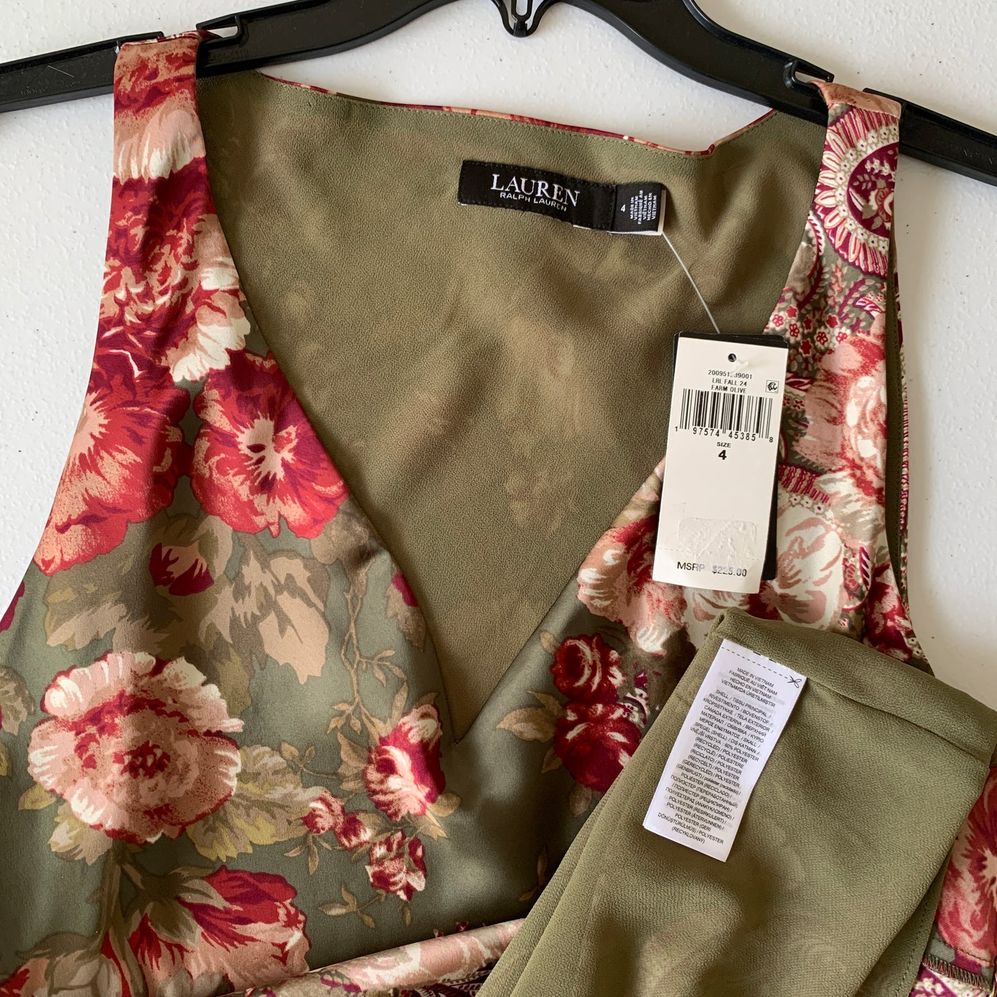 Lauren Ralph Lauren women’s NWT floral sleeveless dress size 4