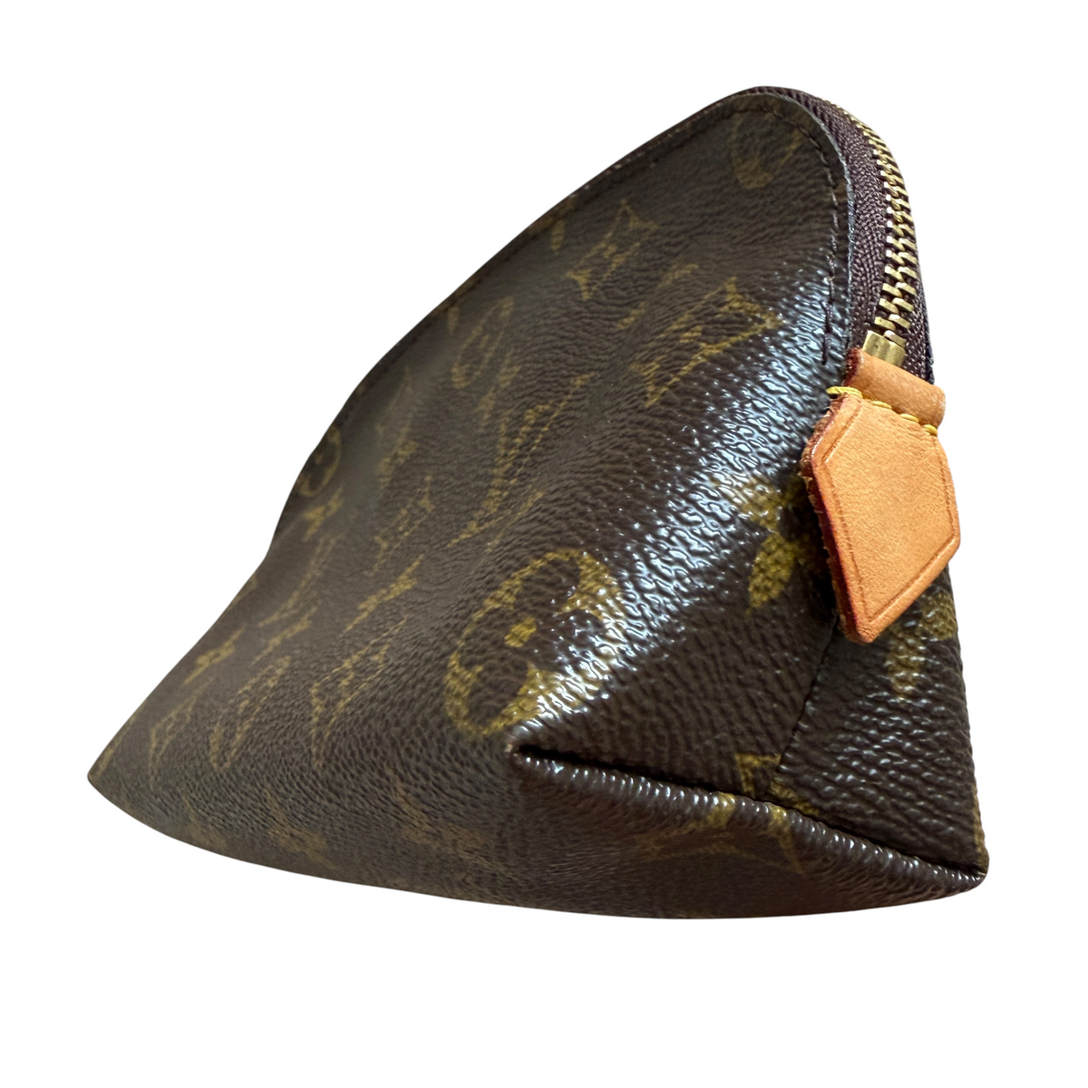 Louis Vuitton monogram cosmetic pouch CA0074 Authentic with COA 7.5x4.7