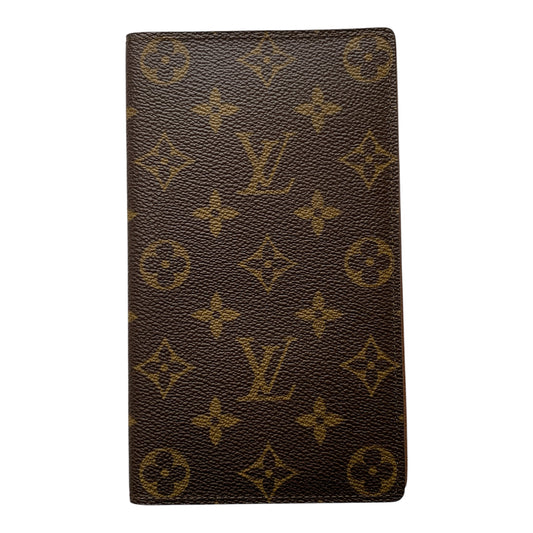 Louis Vuitton monogram long card holder wallet CA0991 Authentic with COA