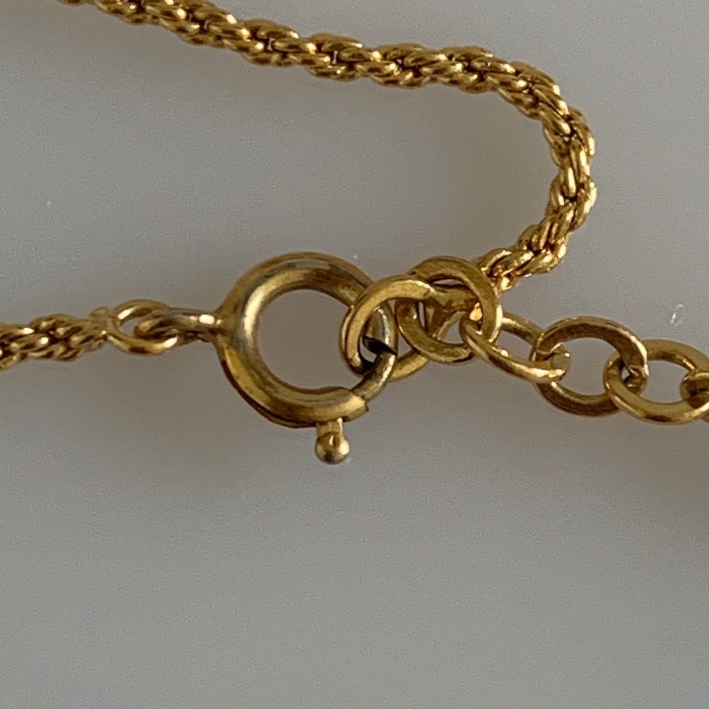 Christian Dior logo pendant Necklace with extender authentic with COA