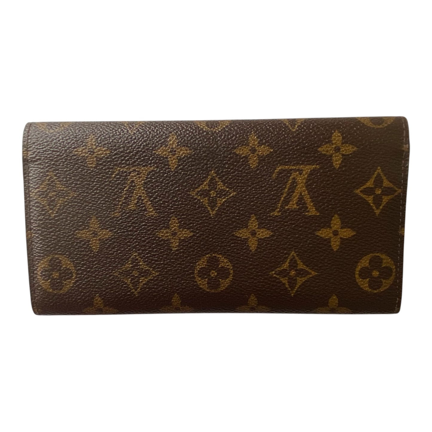 Louis Vuitton monogram long wallet CA0151 Authentic with COA 7.4x4