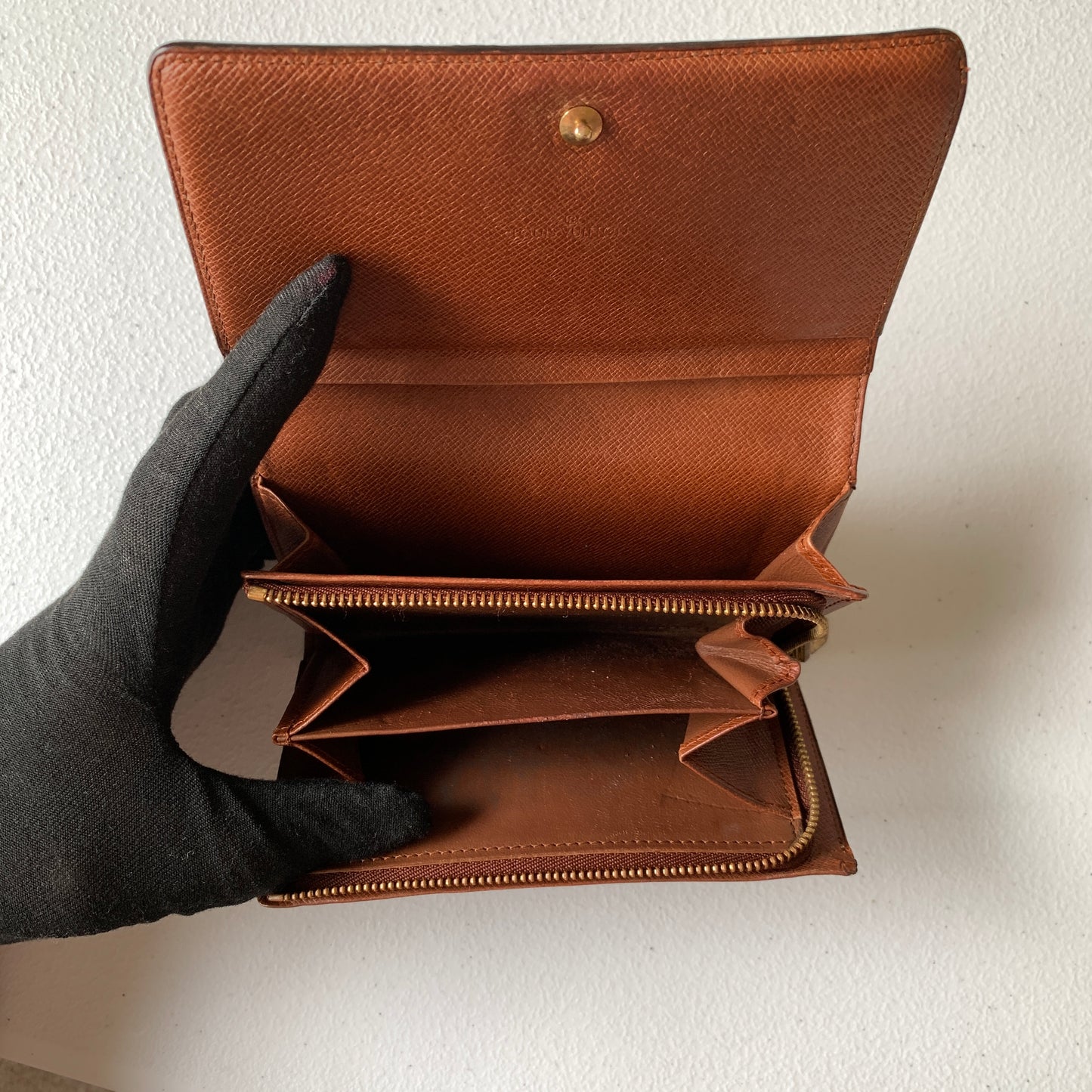 Louis Vuitton monogram RA1910 leather wallet authentic with COA