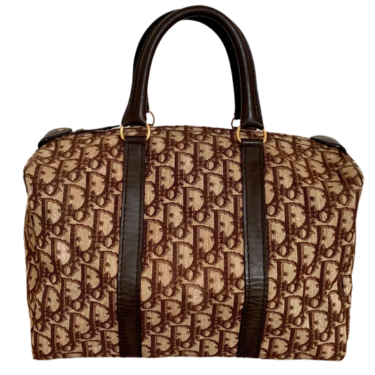 D1008 Christian Dior trotter bowling bag