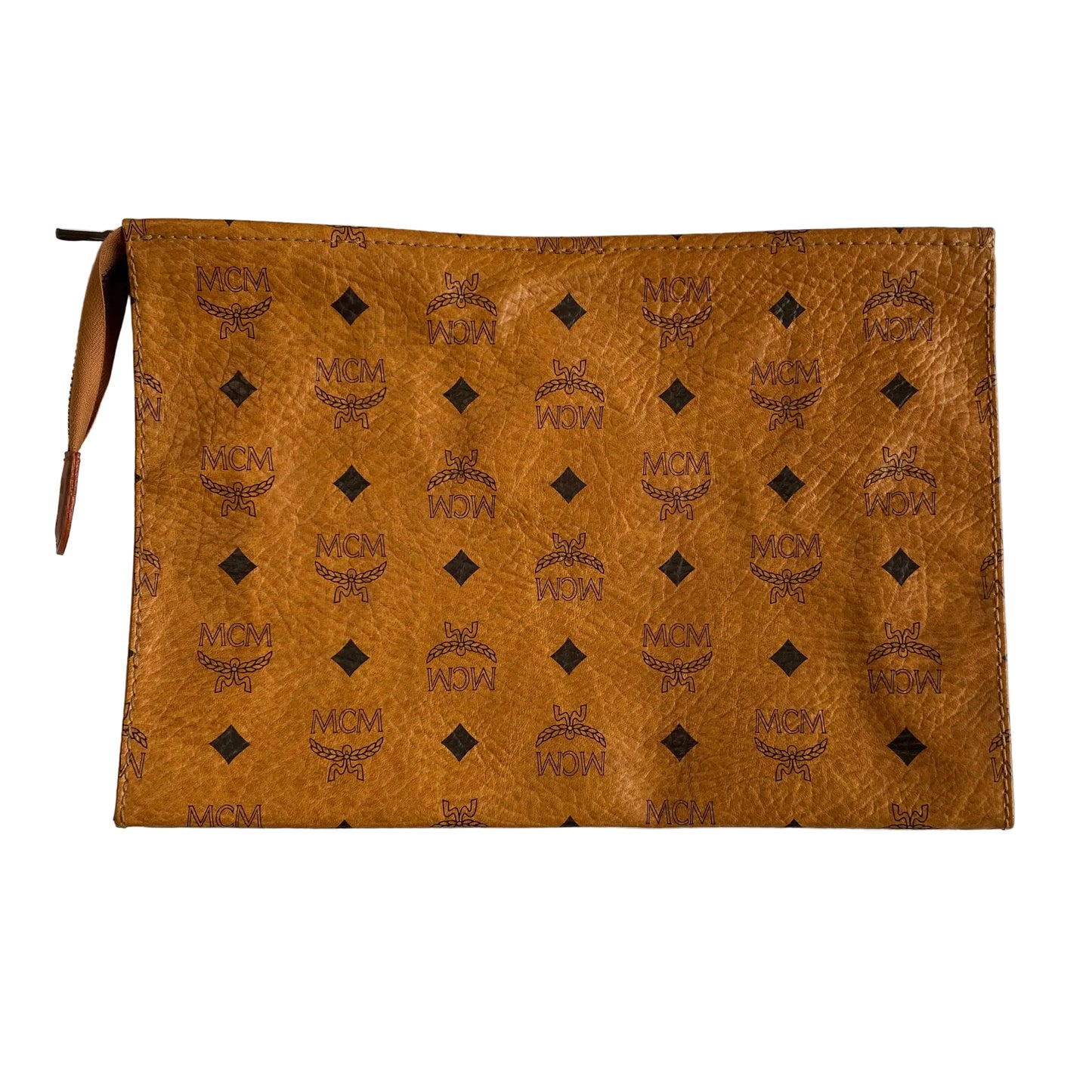 MCM large unisex toiletry clutch bag Authentic with COA 11.3x8