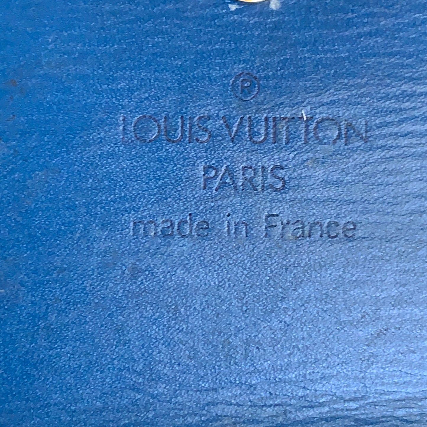 Louis Vuitton blue Epi leather long wallet MI1903 authentic with COA 7.5x4.2