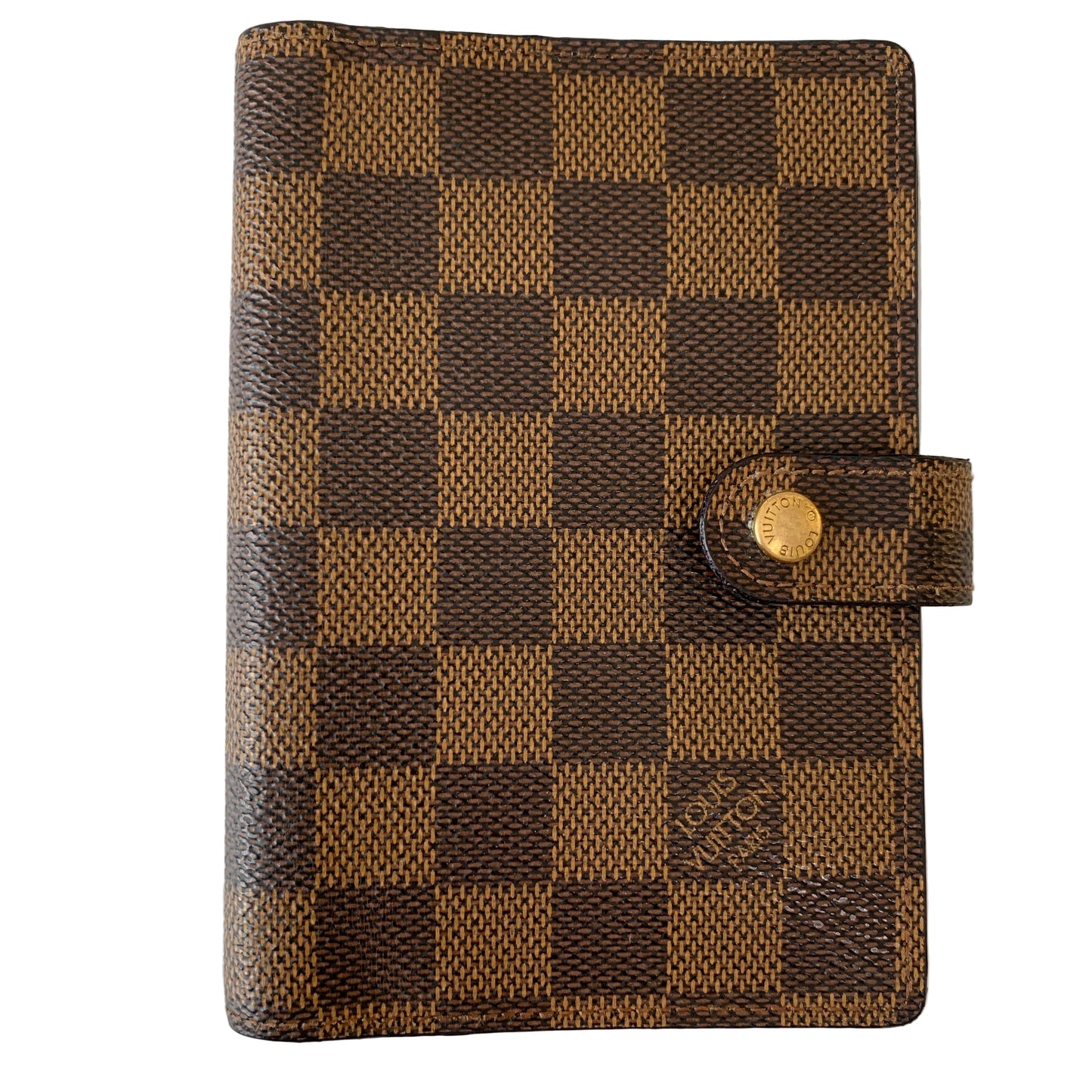 Louis Vuitton Damier ebene agenda Planner unisex PM ca0011 authentic with COA