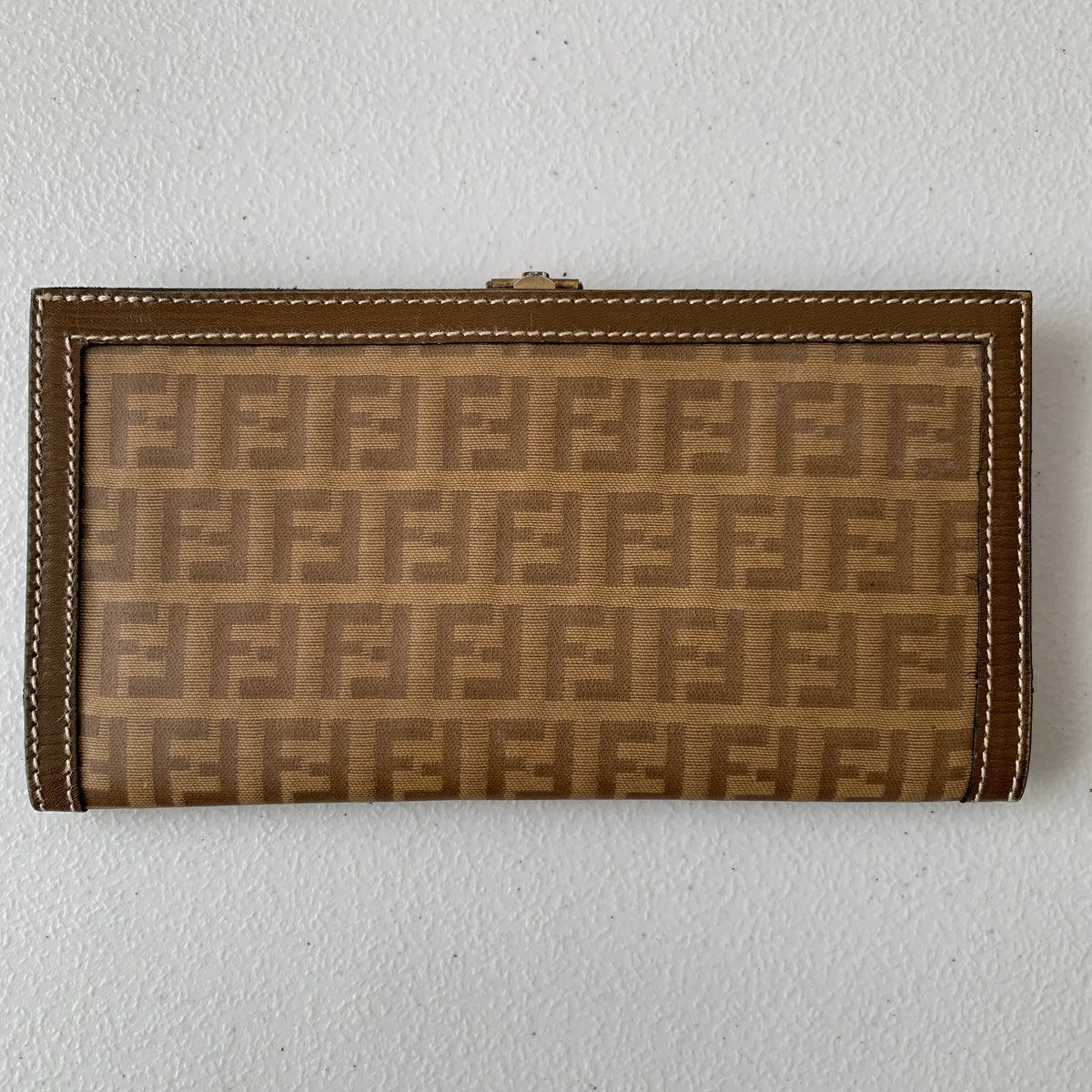 Fendi monogram long wallet Authentic with COA 7.4x3.7