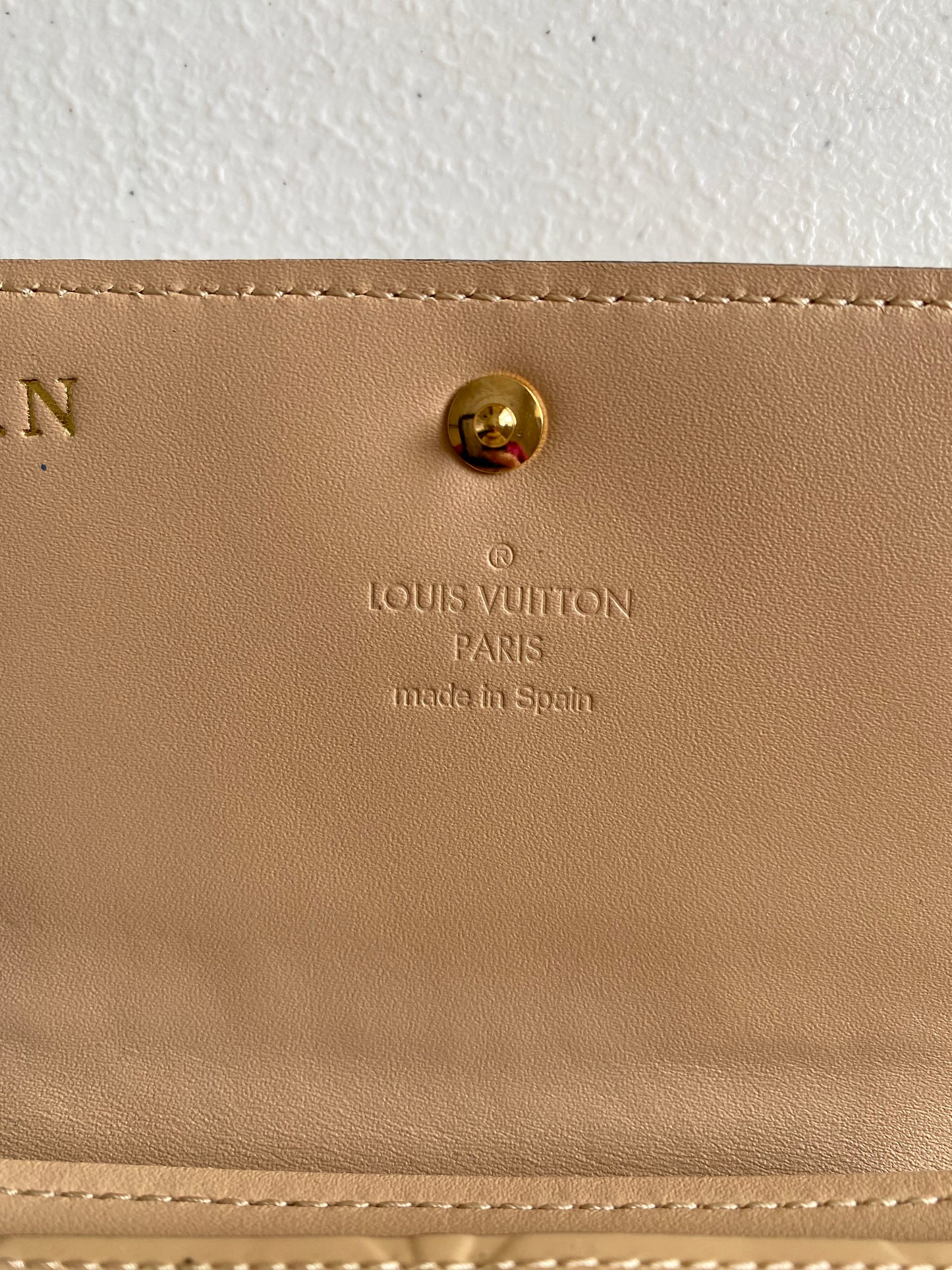 Louis Vuitton wallet CA3154 Authentic with CIA 4.1x3.1