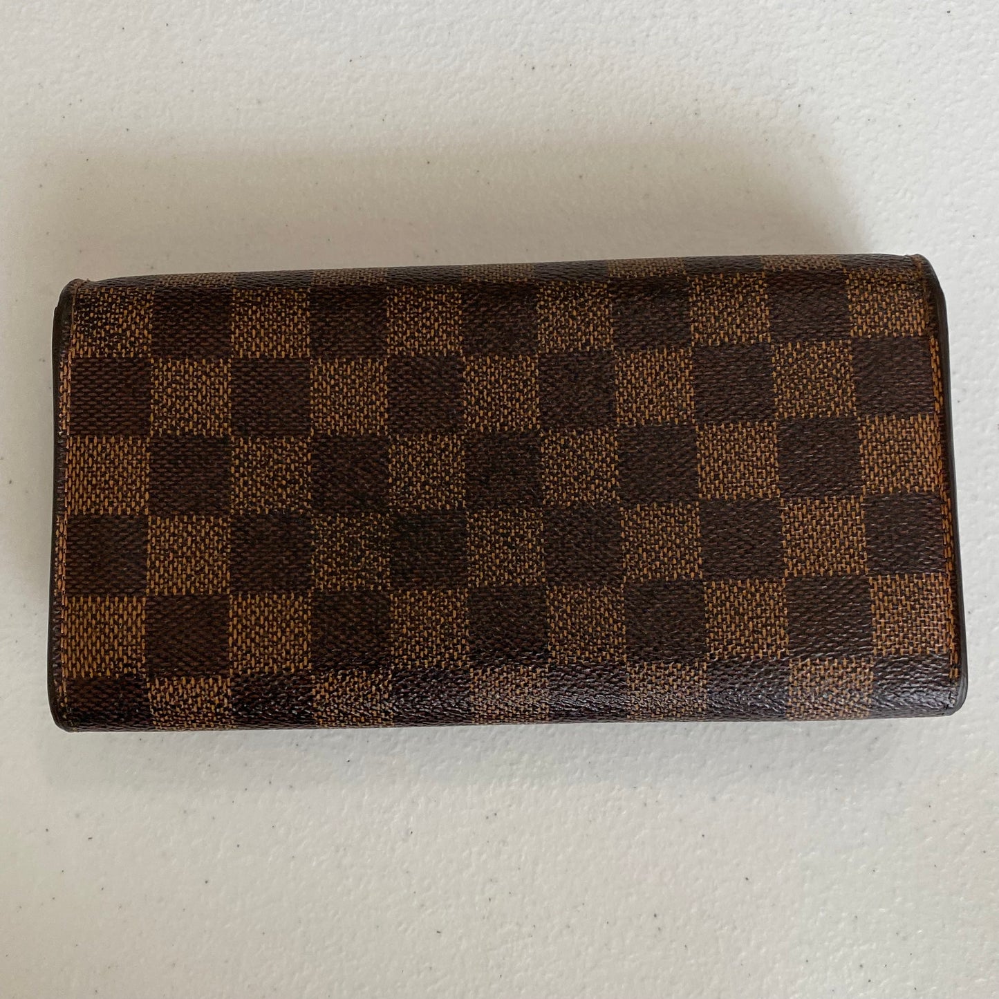 Louis Vuitton damier long wallet ca3181 authentic with coa
