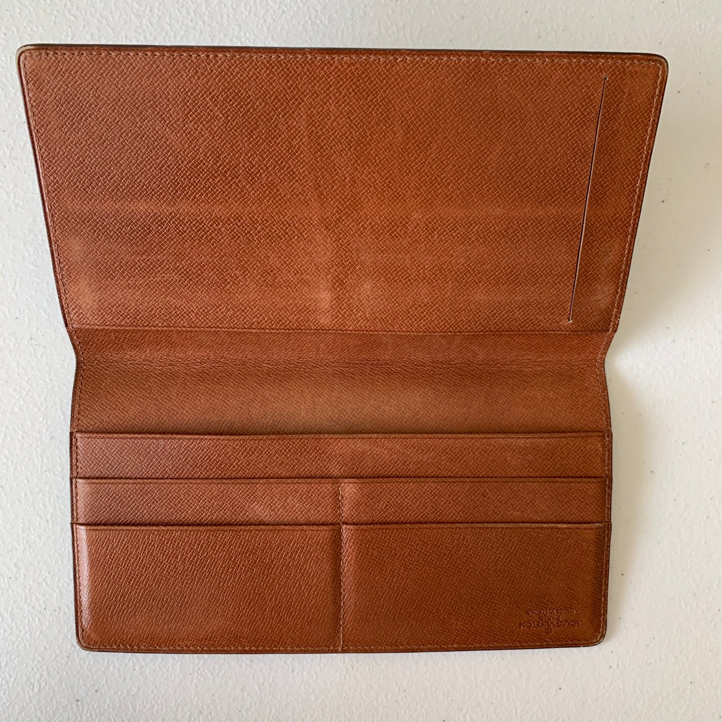 Louis Vuitton monogram card passport holder 874 ET authentic with COA