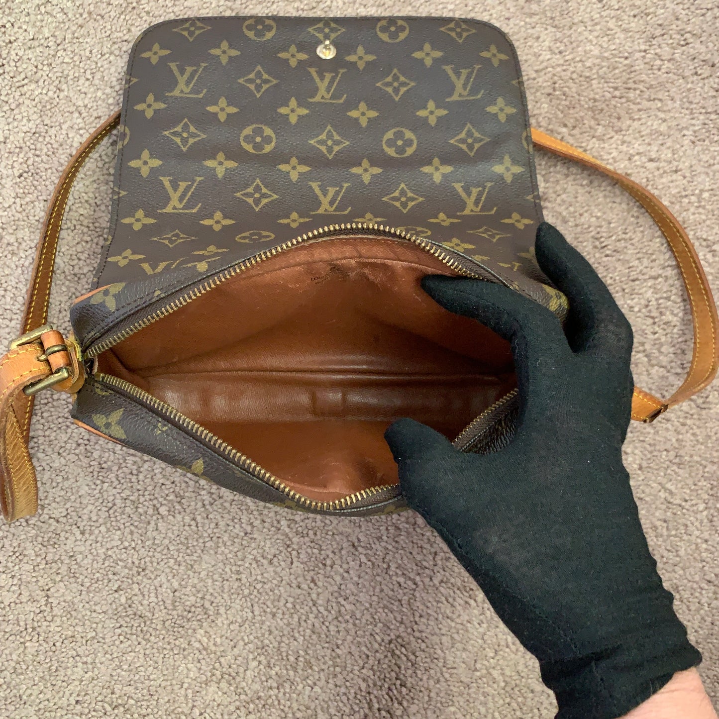 Louis Vuitton monogram Saint Germain crossbody bag MI884 authentic with COA