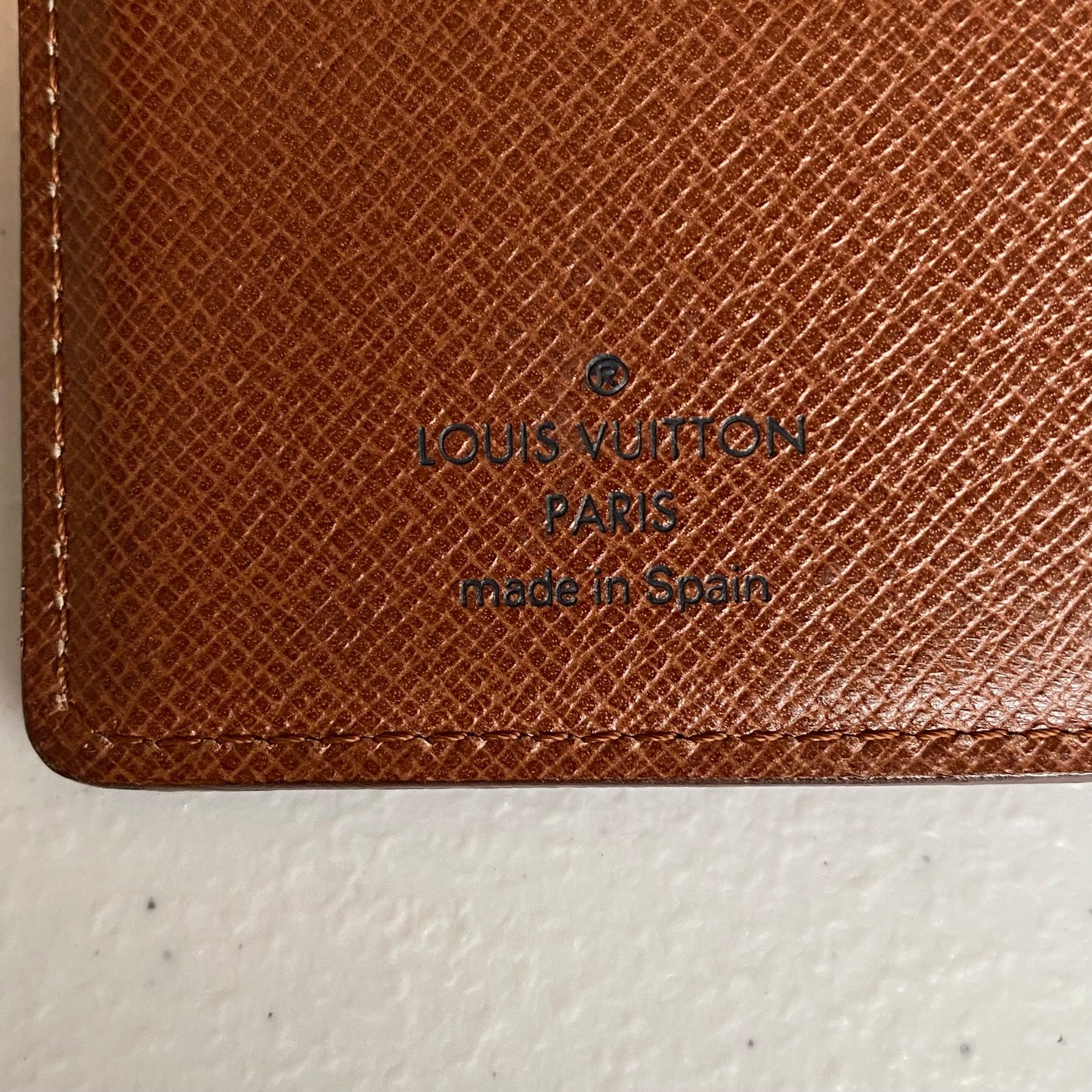 Louis Vuitton brown Epi leather agenda PM CA0967 Authentic with COA