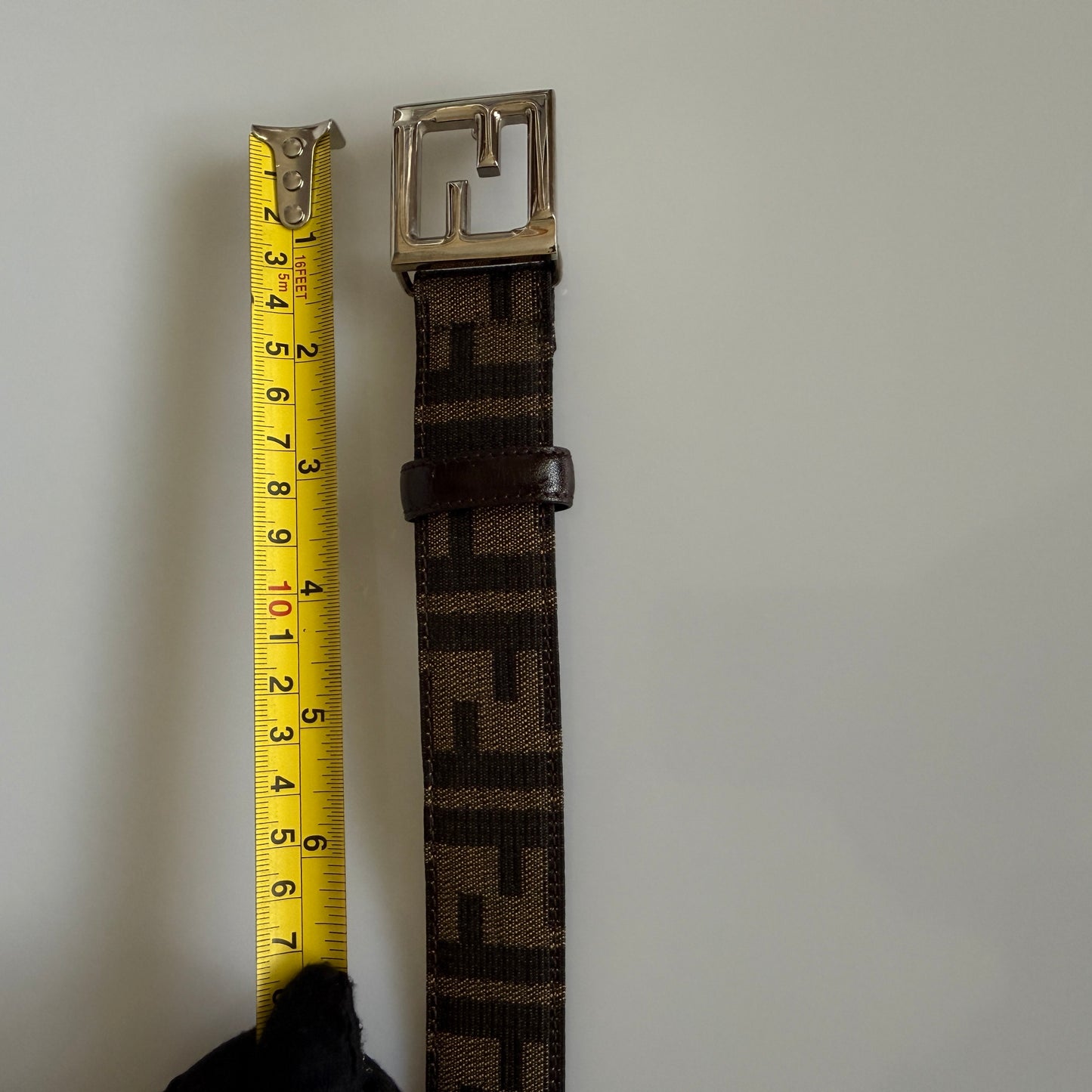Fendi vintage zucca monogram belt authentic with COA