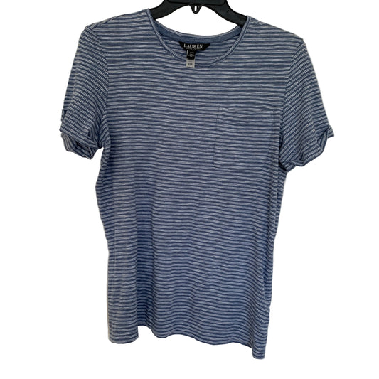 Lauren Ralph Lauren women’s NWOT blue white stripe t shirt size small