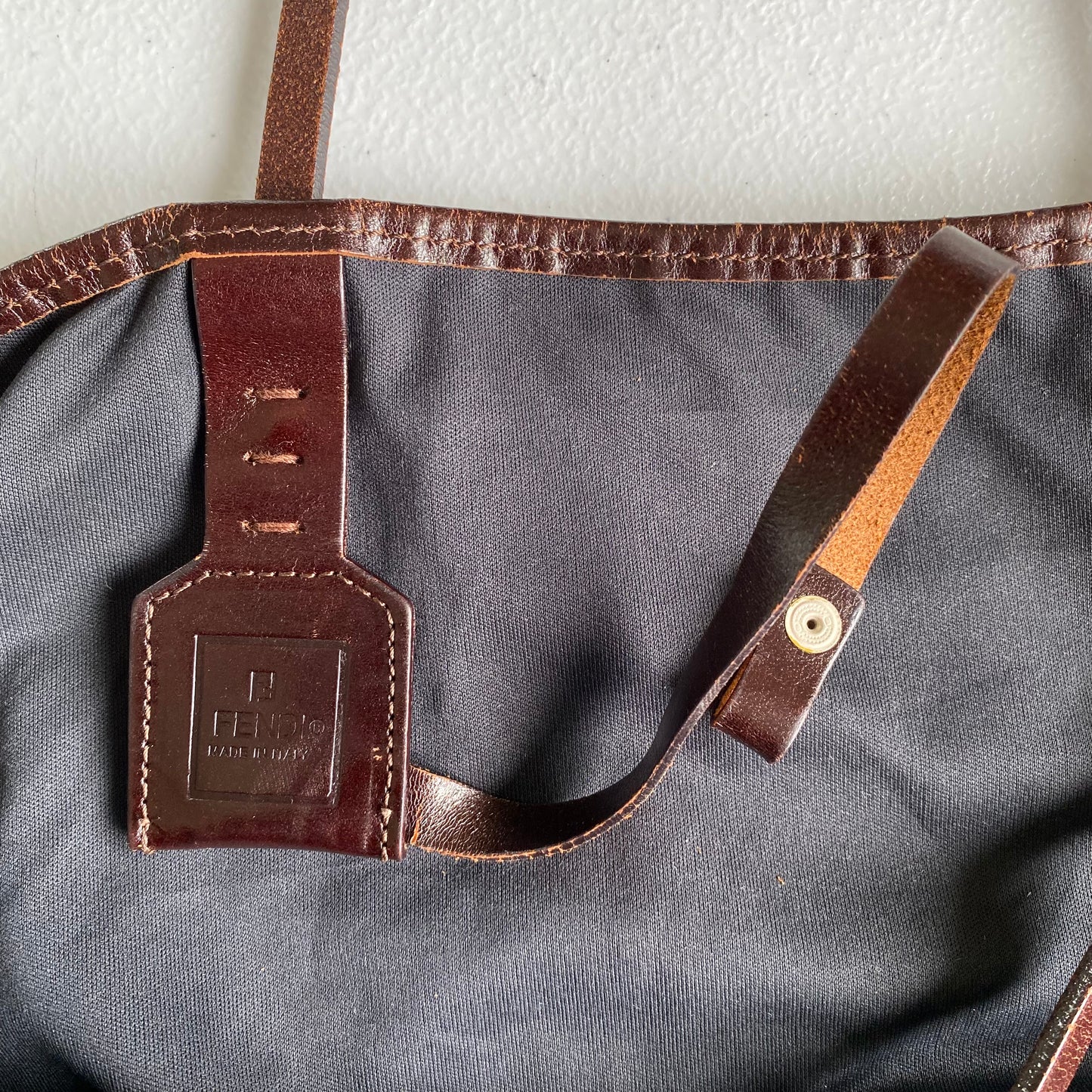 Fendi vintage zucca monogram tote bag authentic with COA 18x10.5x5.5