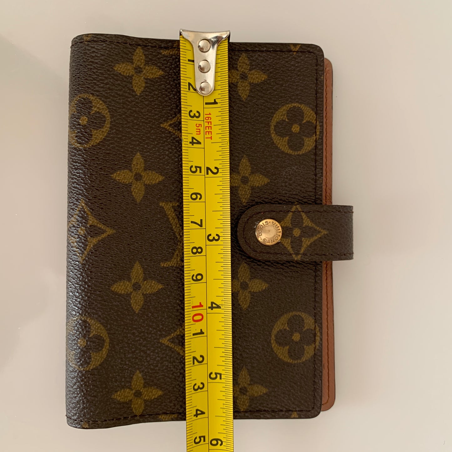 Louis Vuitton monogram agenda Organizer Planner unisex PM Authentic with COA CA0995