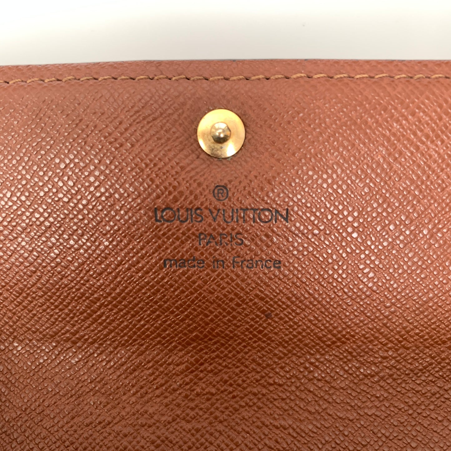 Louis Vuitton monogram long wallet MB0091 Authentic with COA 7.3x4.2