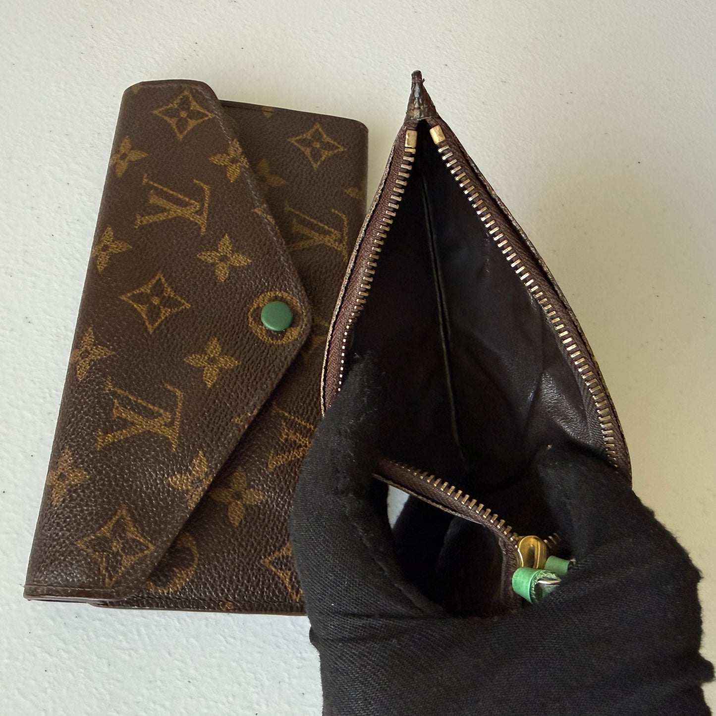 Louis Vuitton Josephine Monogram long wallet SP3151 authentic with COA 3.8x7.5