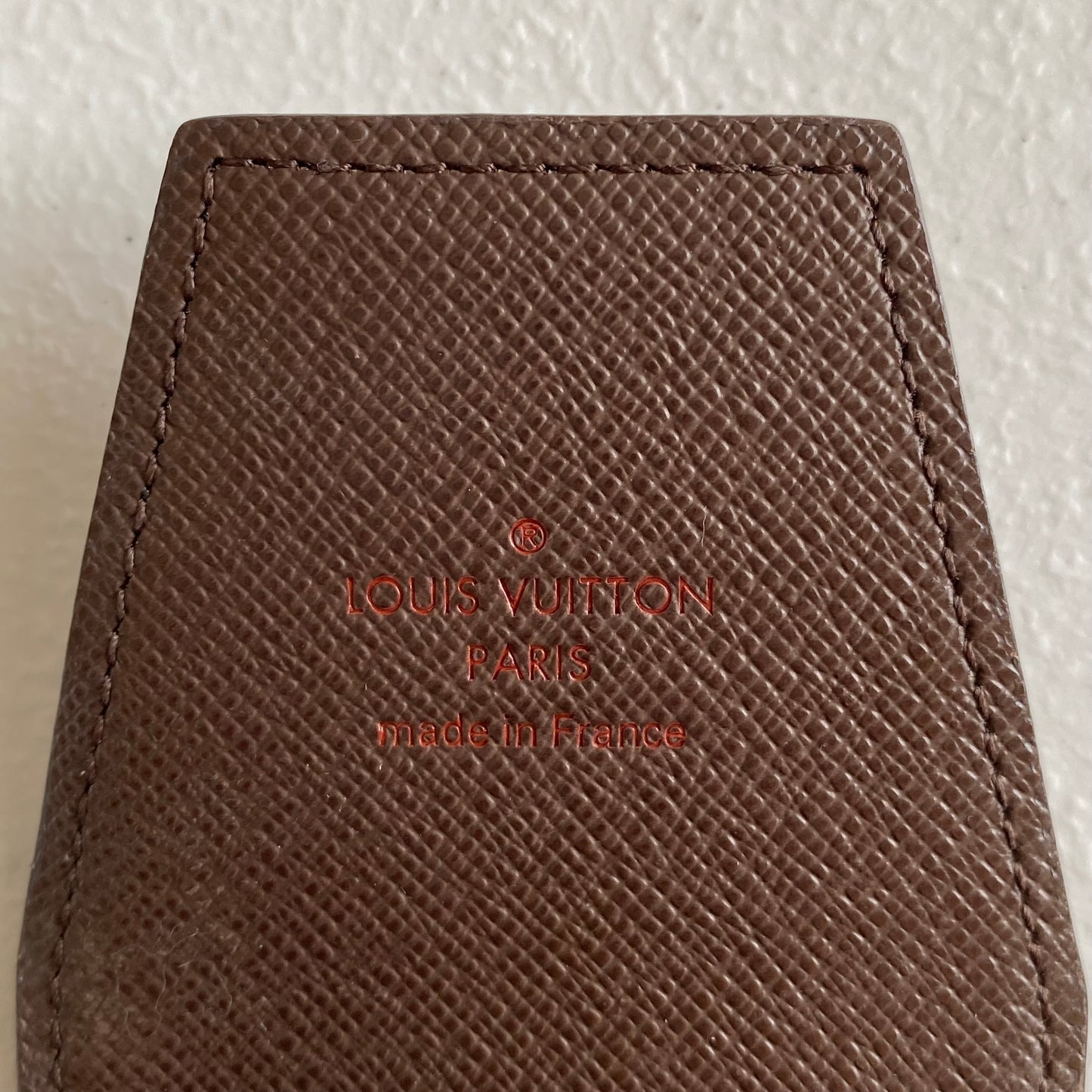 Louis Vuitton damier cigarette holder CT4019 Authentic with COA 5x2.6