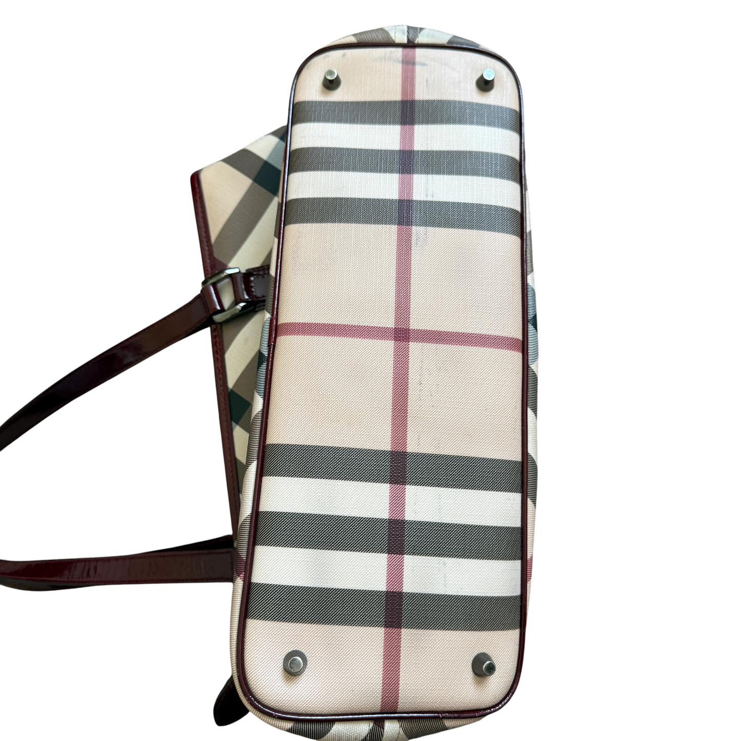 Burberry nova check tote bag authentic with COA