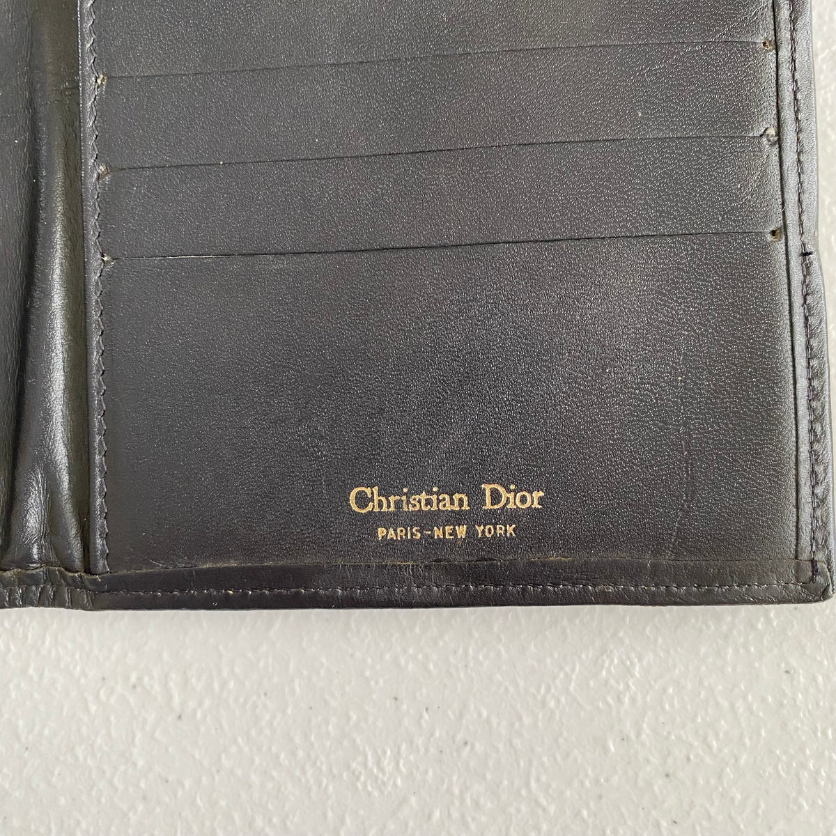 Dior wallet vintage oblique logo wallet Authentic with COA 4.8x4.5
