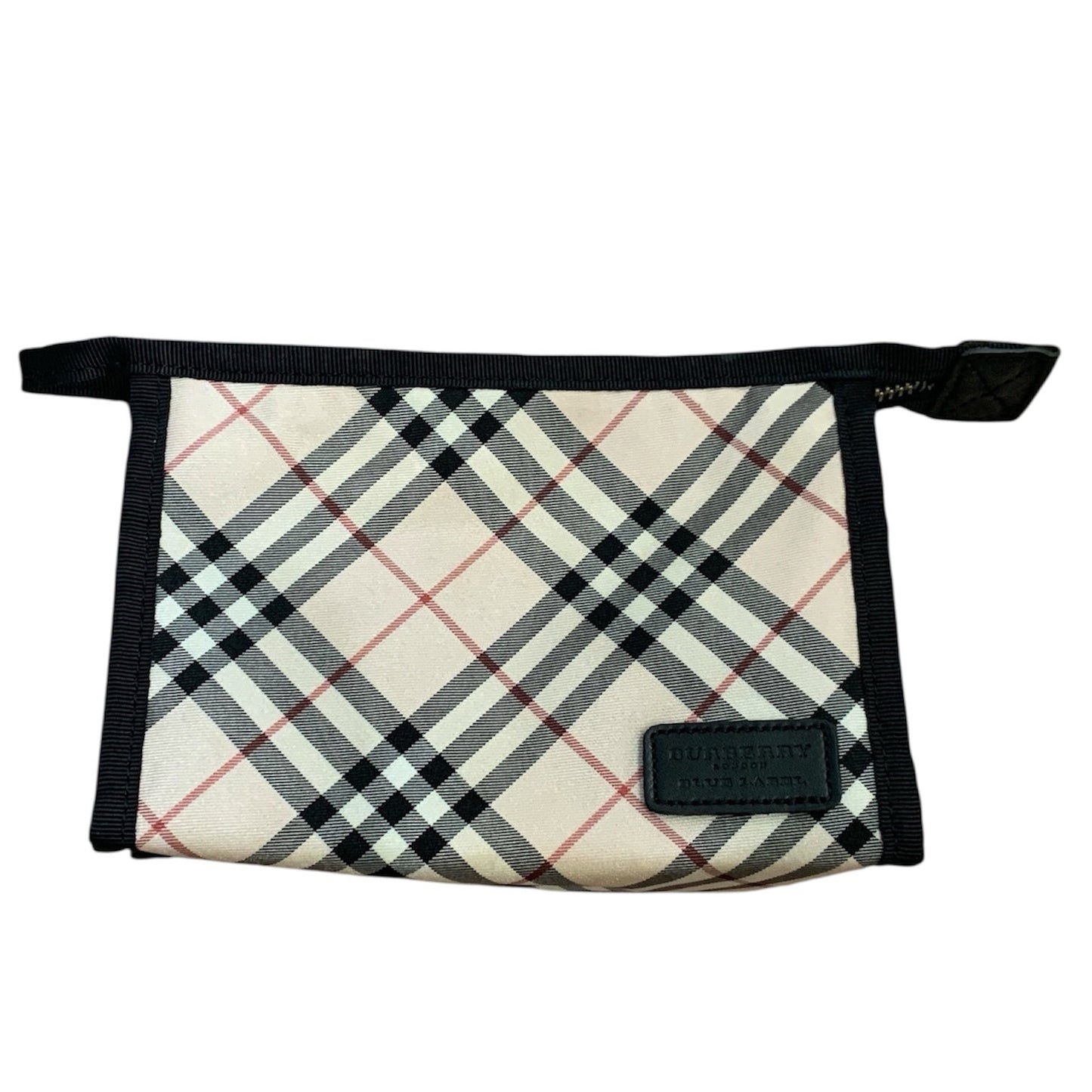 Burberry classic check cosmetic pouch authentic with COA