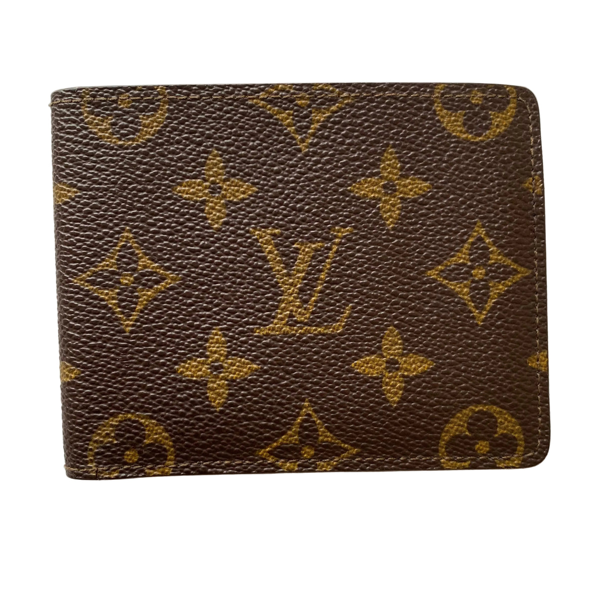 Louis Vuitton monogram men’s bifold wallet 882 Authenyic with COA 4.3x3.4