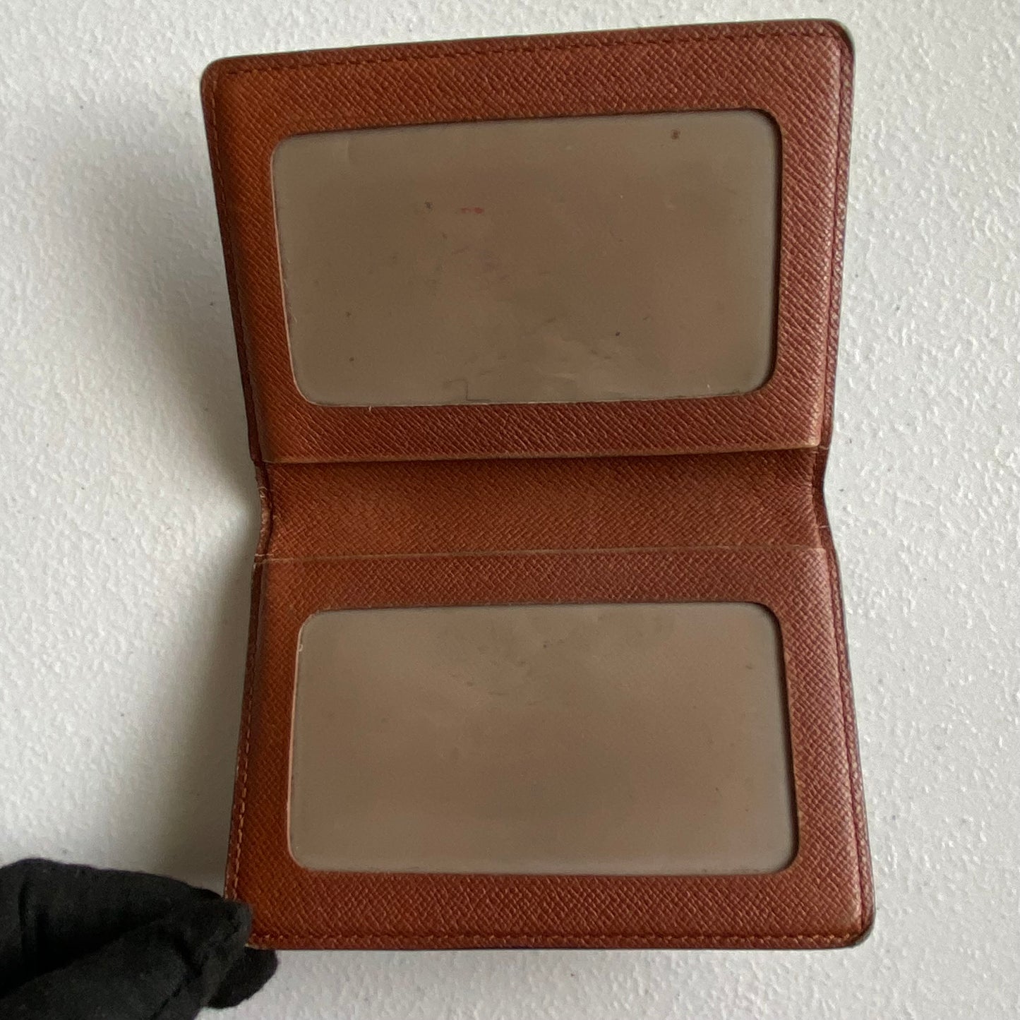 Louis Vuitton monogram ID pass holder CA1913 Authentic with COA 4.5x3.3