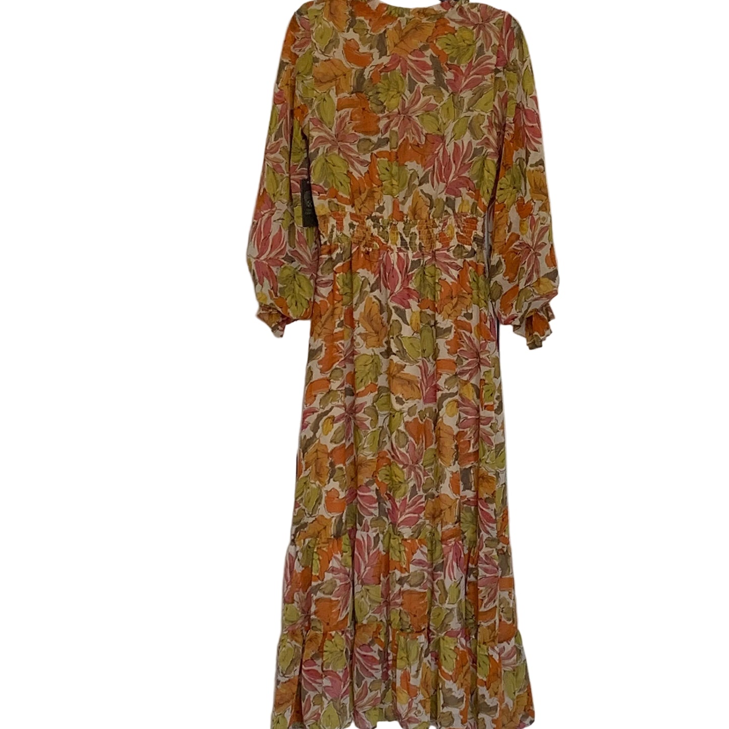 Vince Camuto Womens NWT long sleeve floral maxi dress size S