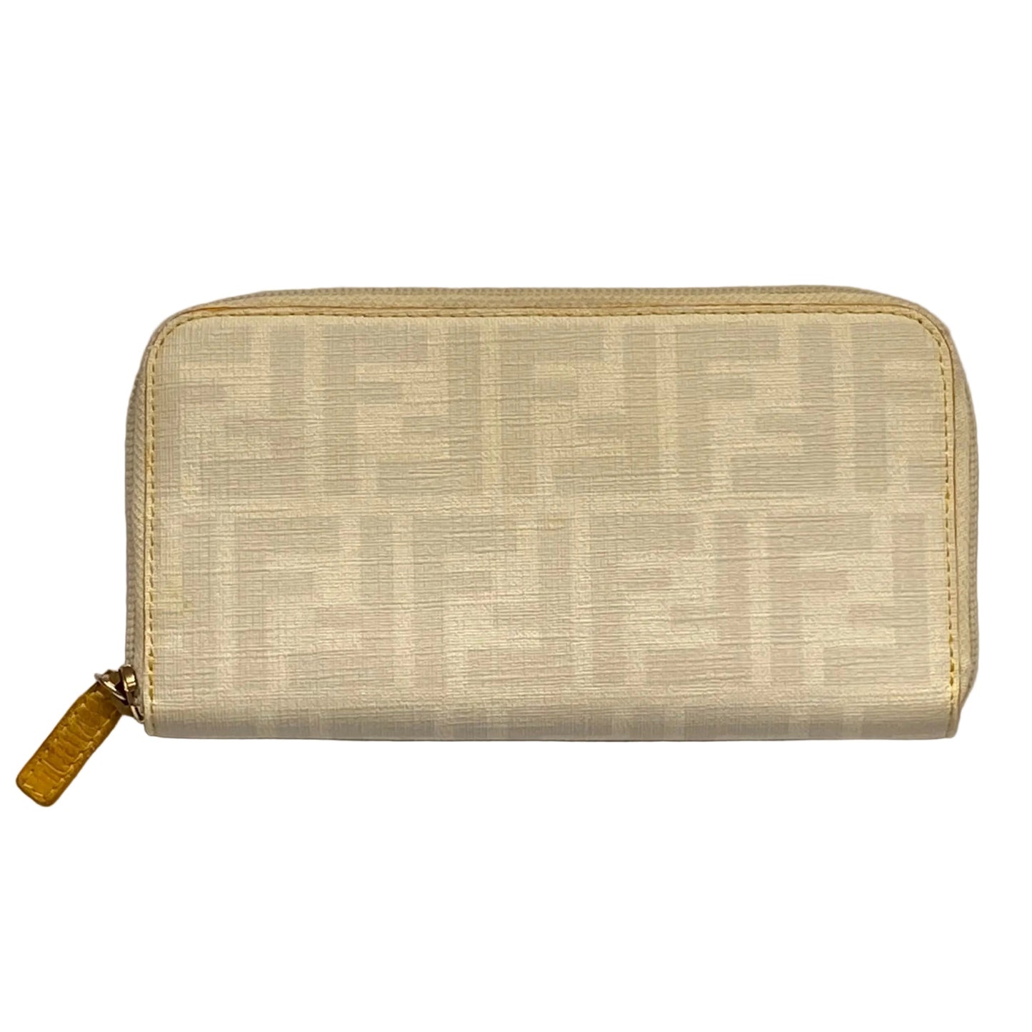 Fendi FF monogram zip around long wallet authentic with coa