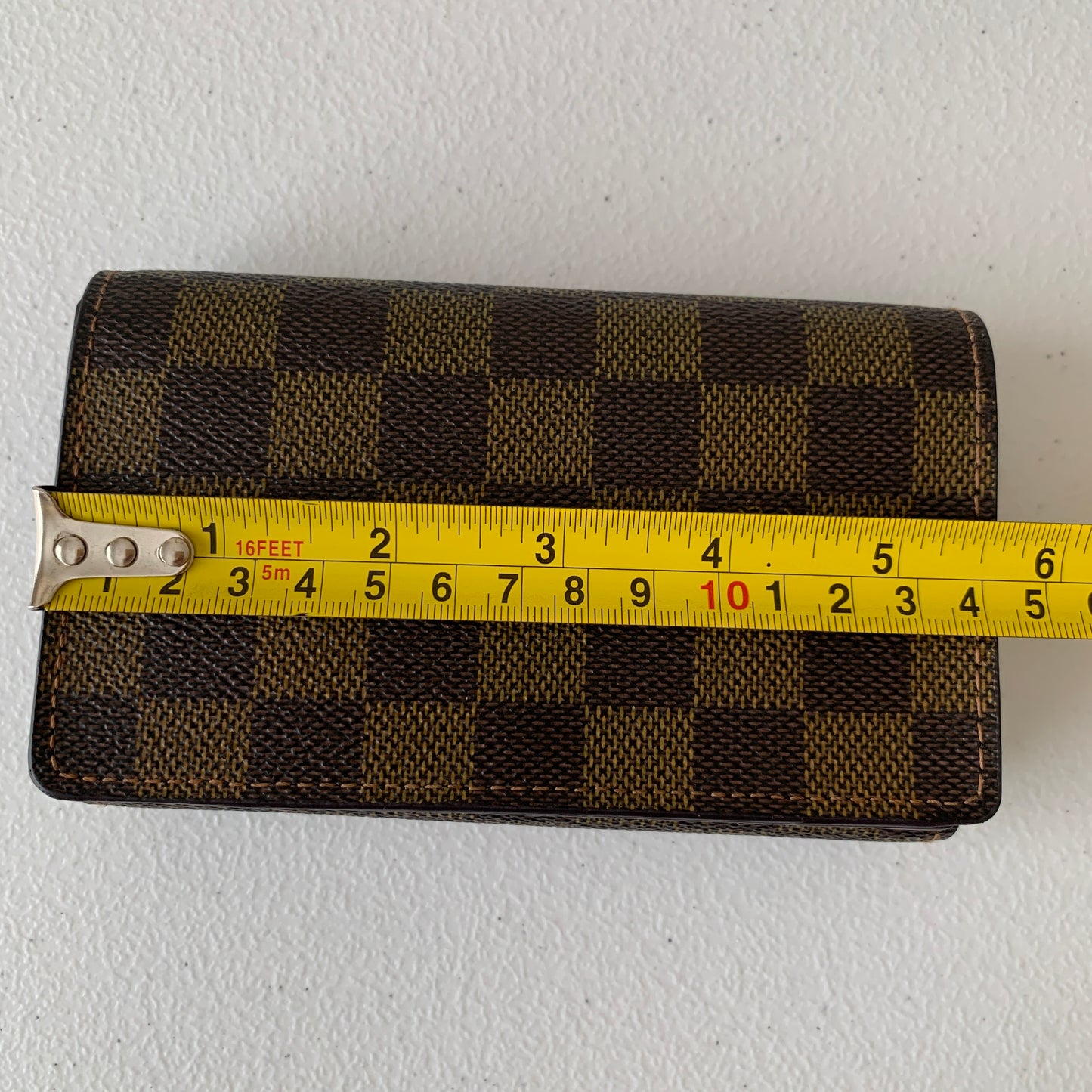 Louis Vuitton brown damier ebene Wallet Mc3098 authentic with COA